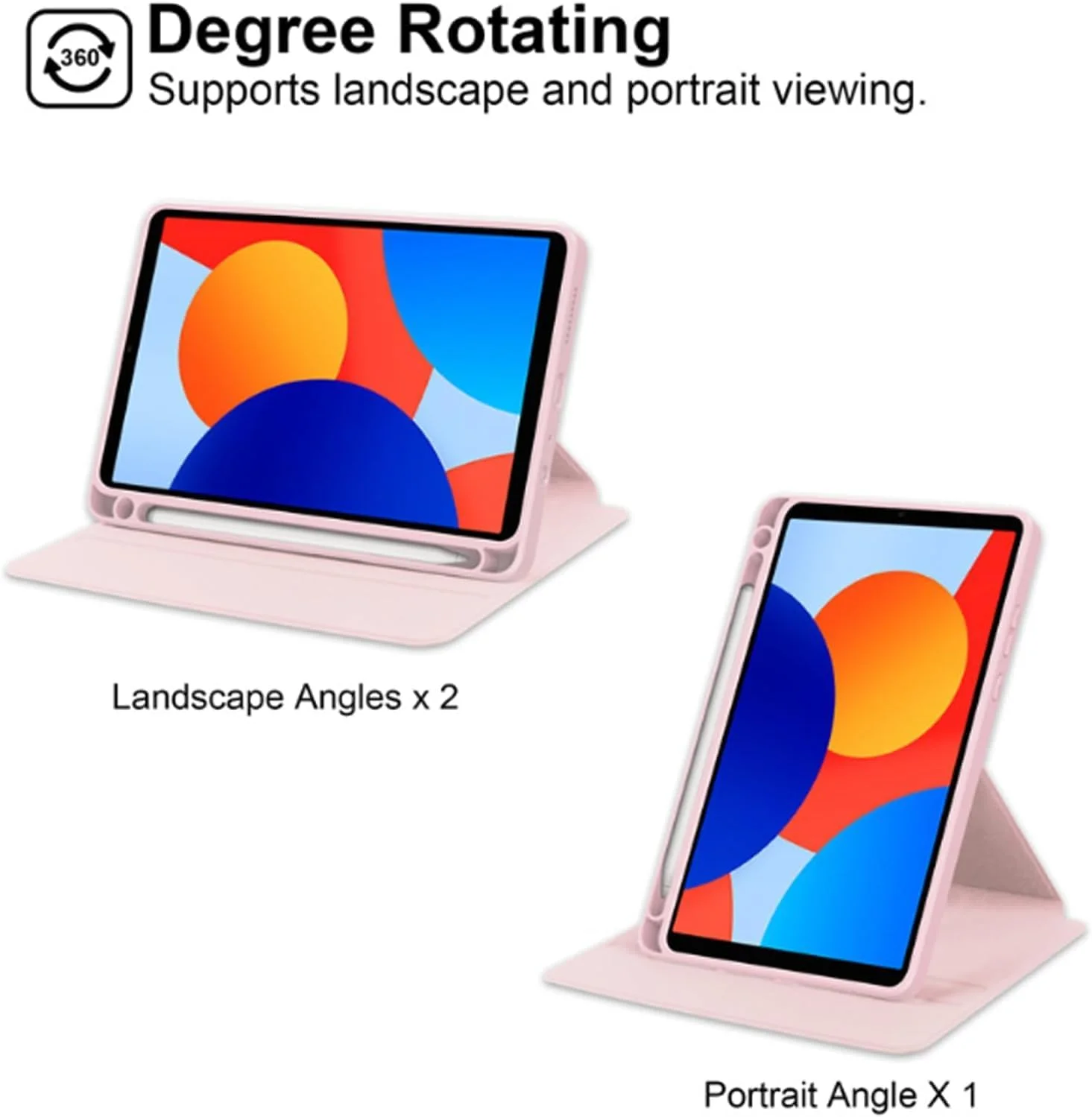 کیف محافظ تبلت QIXUZENI سازگار با شیائومی Redmi Pad SE 11 اینچ 2023، کاور اکریلیک شفاف چند زاویه ای PC سخت با جای قلم، کاور محافظ استند با پشت شفاف، قابلیت بیدار/خواب خودکار (صورتی) کیف محافظ تبلت QIXUZENI سازگار با شیائومی Redmi Pad SE 11 اینچ 2023، کاور اکریلیک شفاف چند زاویه ای PC سخت با جای قلم، کاور محافظ استند با پشت شفاف، قابلیت بیدار/خواب خودکار (صورتی)