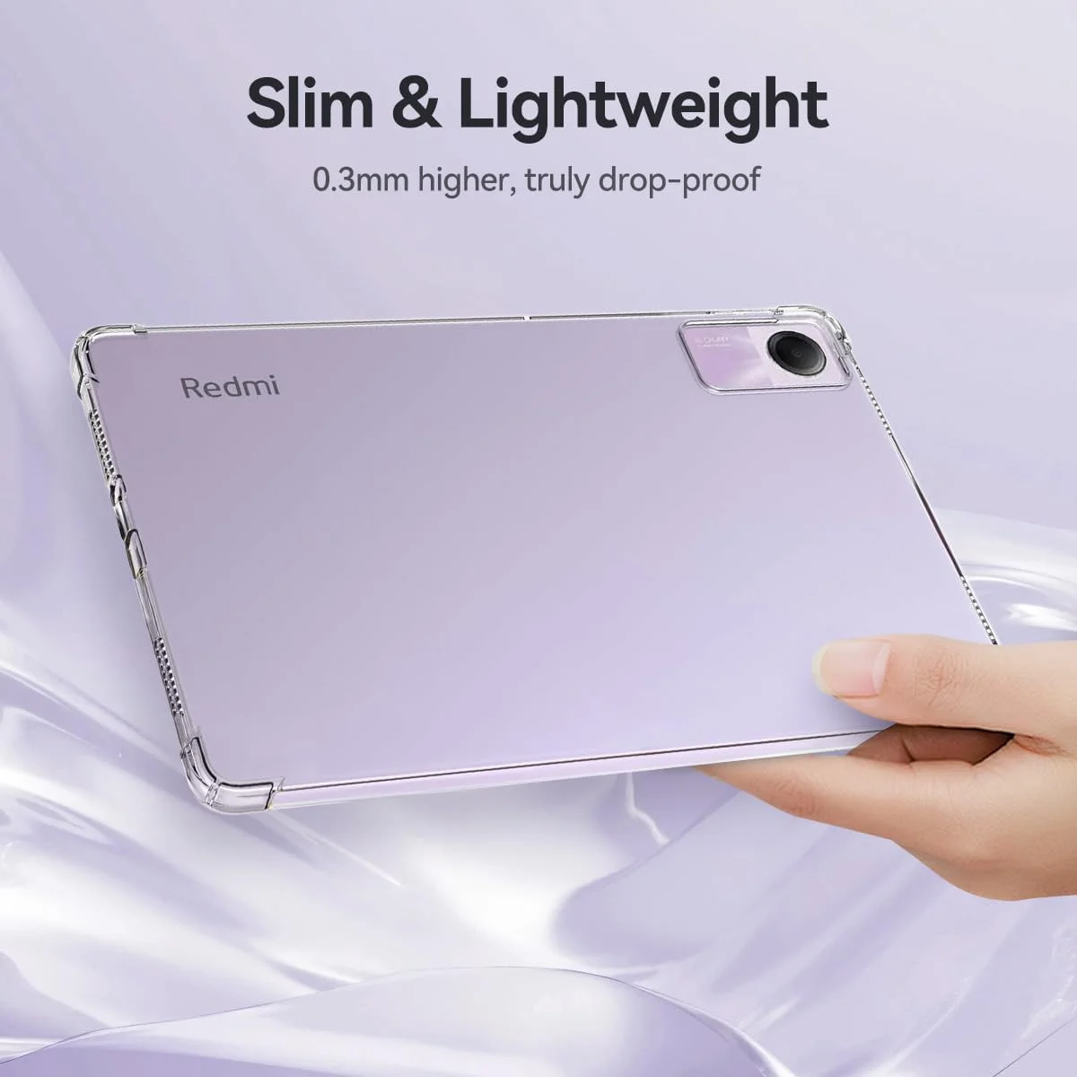 قاب محافظ شفاف سازگار با Xiaomi Redmi Pad SE 11 اینچ - عرضه شده در سال 2023، ضد ضربه، پوشش انعطاف پذیر، پوسته محافظ TPU شفاف ضد خش برای REDMIPAD SE قاب محافظ شفاف سازگار با Xiaomi Redmi Pad SE 11 اینچ - عرضه شده در سال 2023، ضد ضربه، پوشش انعطاف پذیر، پوسته محافظ TPU شفاف ضد خش برای REDMIPAD SE