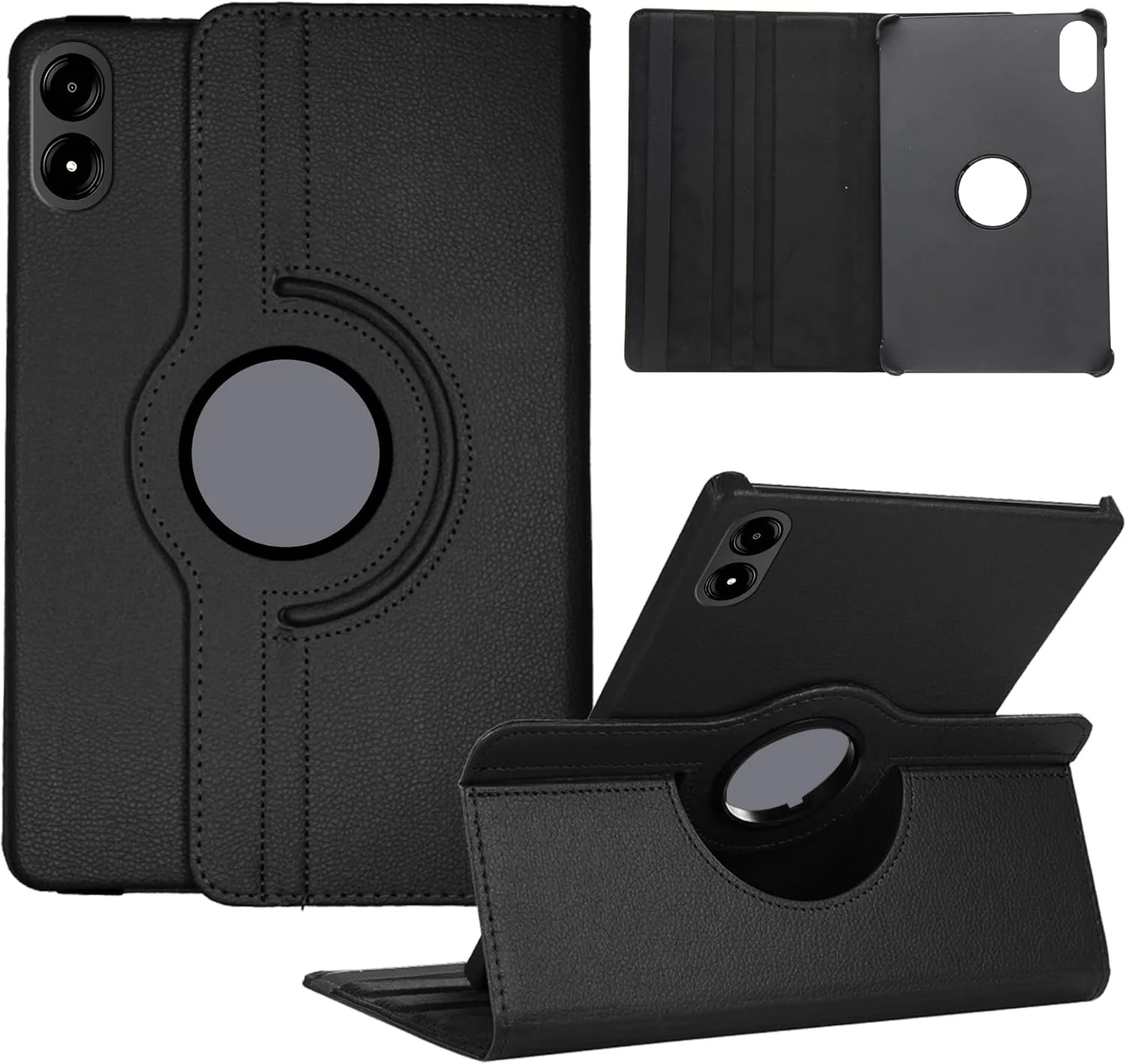 کیف تبلت چرخشی 360 درجه NALACAL برای شیائومی Redmi Pad Pro، پایه چند زاویه ای، روکش محافظ 12.1 اینچی، کیف ممتاز چند حالته