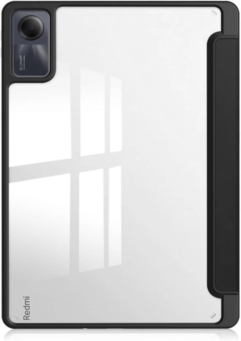 کیف ضد ضربه SKEIDO برای شیائومی Redmi Pad SE 11 اینچ با جای قلم، پشت اکریلیک شفاف و قاب TPU، سه لایه تاشو، باریک، سبک، محافظ هوشمند (مشکی) کیف ضد ضربه SKEIDO برای شیائومی Redmi Pad SE 11 اینچ با جای قلم، پشت اکریلیک شفاف و قاب TPU، سه لایه تاشو، باریک، سبک، محافظ هوشمند (مشکی)