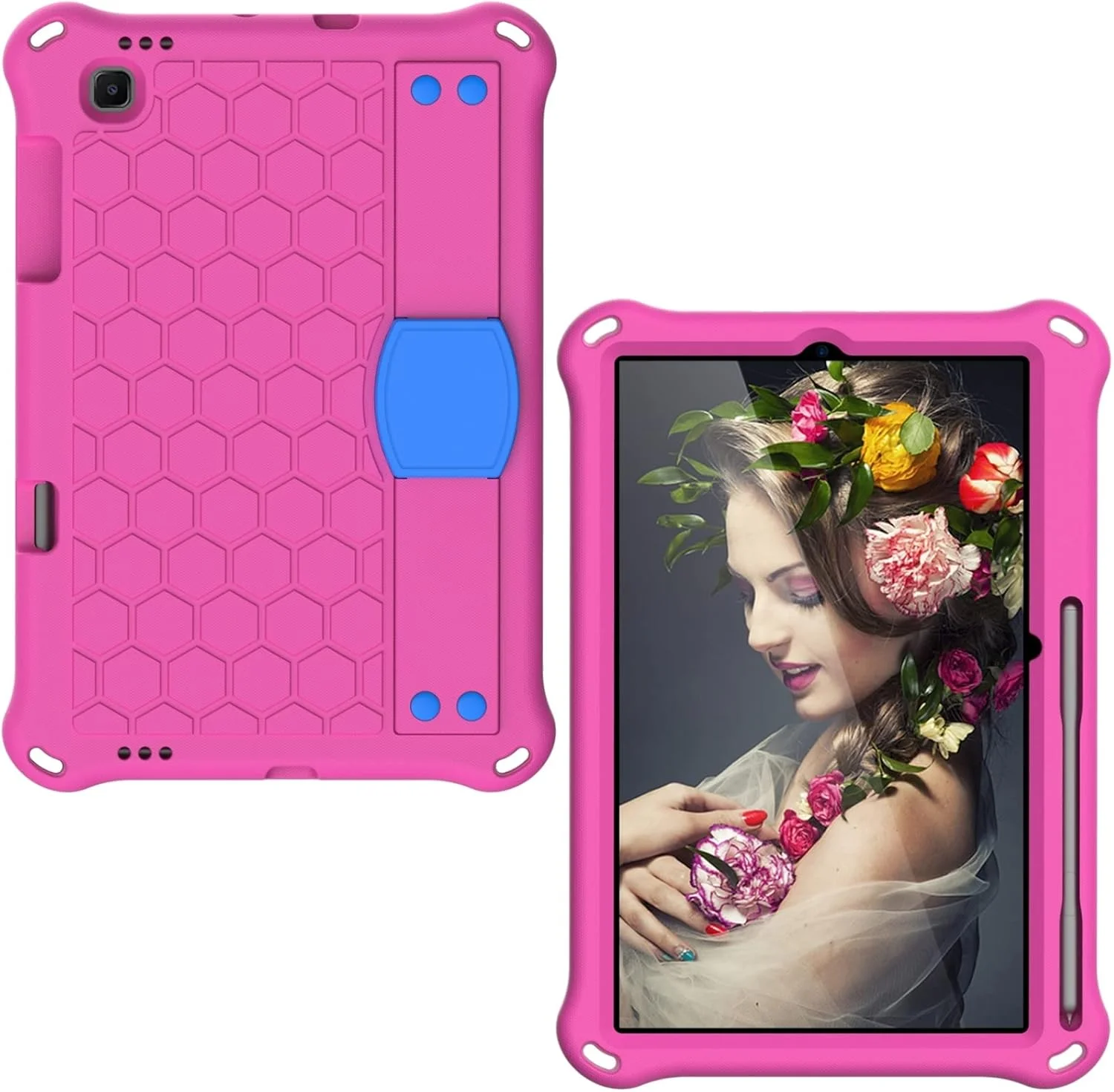 کاور گوشی شیهویی برای تبلت لنوو X306 / X606 / K10 مدل Honeycomb EVA + PC ضد ضربه به همراه بند (رنگ: قرمز رزگلد + آبی) کاور گوشی شیهویی برای تبلت لنوو X306 / X606 / K10 مدل Honeycomb EVA + PC ضد ضربه به همراه بند (رنگ: قرمز رزگلد + آبی)