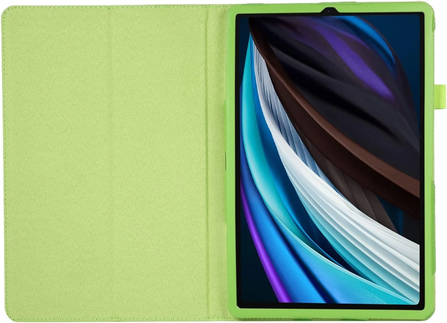 bigcgreen Tablet Protection Texture Leather Tablet Case Compatible with Lenovo Tab 8504 Slim Folding Stand Folio Protector Shockproof Back Cover with Holder tablet accessory(Green)