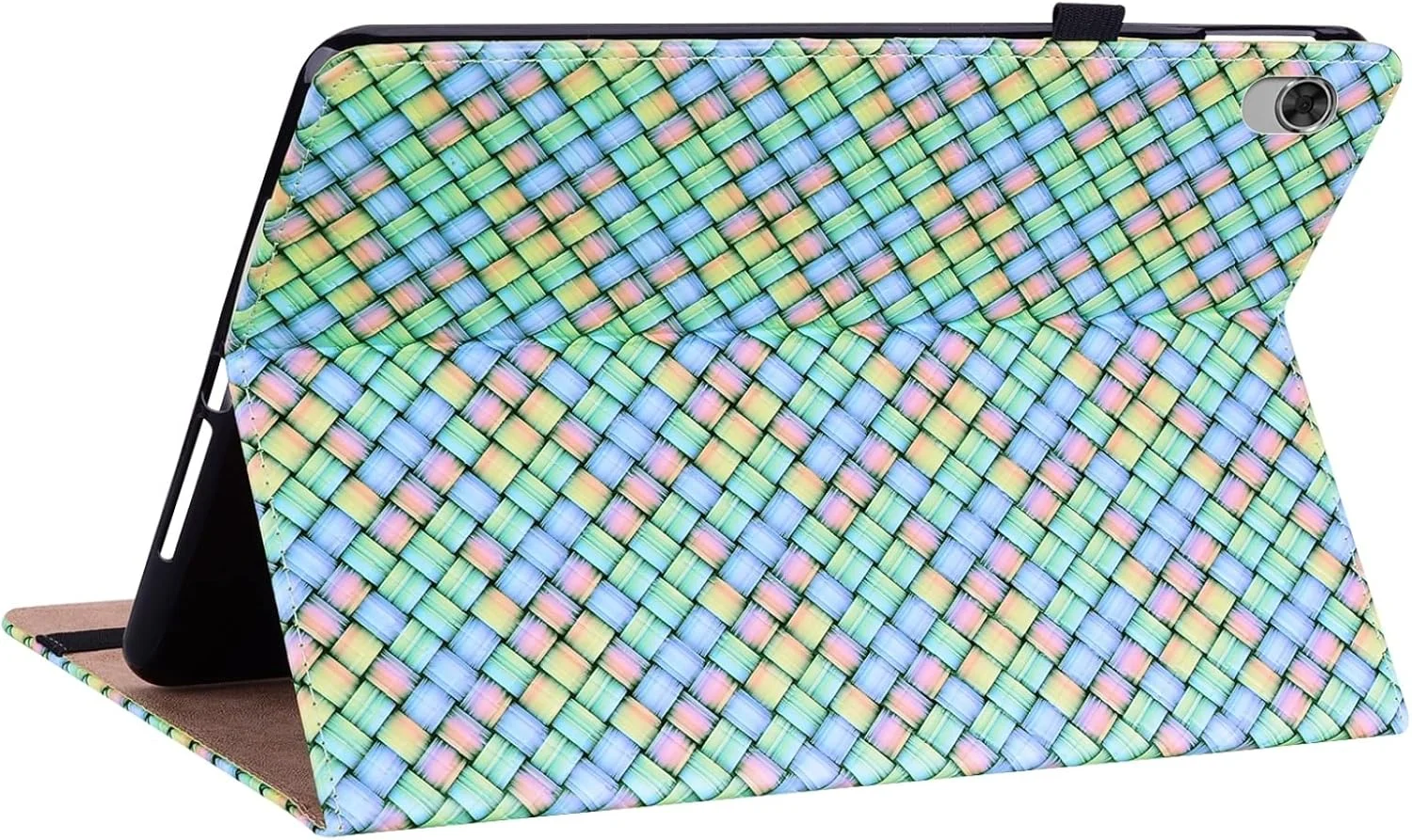 کاور تبلت چرمی بافت رنگی Shihui مناسب برای تبلت لنوو M10 Plus 10.3 اینچ TB-X606F به همراه هولدر (سبز)(قرمز رز)(آبی) و غیره (رنگ: رنگین کمانی) کاور تبلت چرمی بافت رنگی Shihui مناسب برای تبلت لنوو M10 Plus 10.3 اینچ TB-X606F به همراه هولدر (سبز)(قرمز رز)(آبی) و غیره (رنگ: رنگین کمانی)