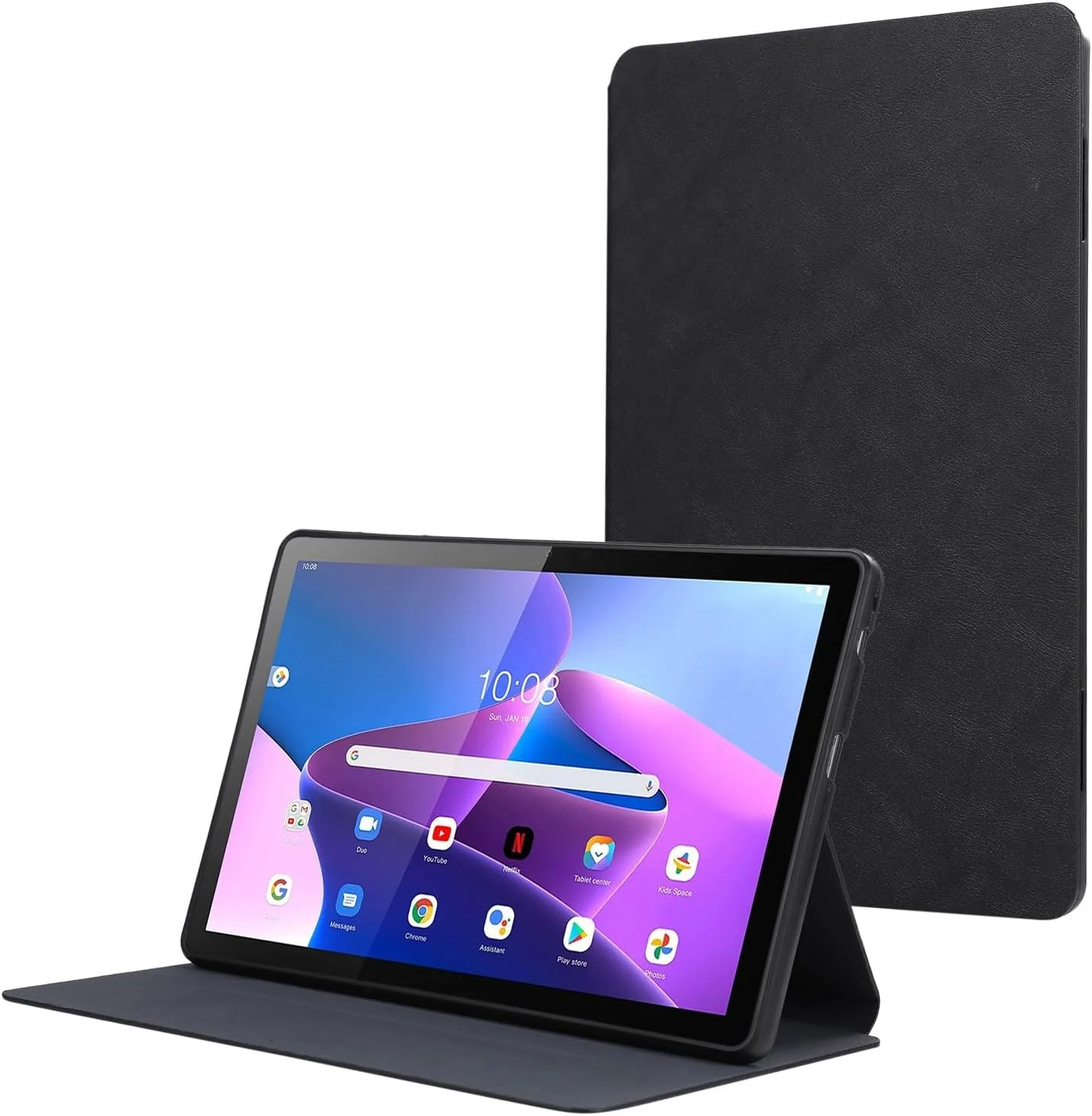 محافظ تبلت سازگار با تبلت Lenovo Tab M10 نسل 3 مدل 10.1 اینچی TB328FU / TB328XU (2022)، قاب تبلت، جلد محافظ تاشو با زوایای دید چندگانه، جلد چرمی PU ضد ضربه و باریک، قابلیت محافظ تبلت سازگار با تبلت Lenovo Tab M10 نسل 3 مدل 10.1 اینچی TB328FU / TB328XU (2022)، قاب تبلت، جلد محافظ تاشو با زوایای دید چندگانه، جلد چرمی PU ضد ضربه و باریک، قابلیت