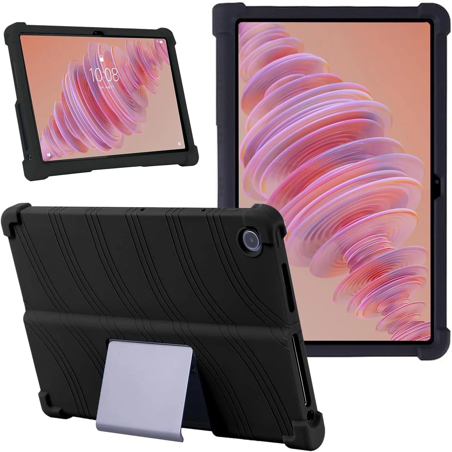 کاور سیلیکونی Junfire برای تبلت Lenovo Tab Plus 11.5 اینچ 2024 (TB351FU)، کاور مقاوم در برابر ضربه برای تبلت Lenovo Tab Plus (مدل TB351FU) به همراه استند - مشکی کاور سیلیکونی Junfire برای تبلت Lenovo Tab Plus 11.5 اینچ 2024 (TB351FU)، کاور مقاوم در برابر ضربه برای تبلت Lenovo Tab Plus (مدل TB351FU) به همراه استند - مشکی