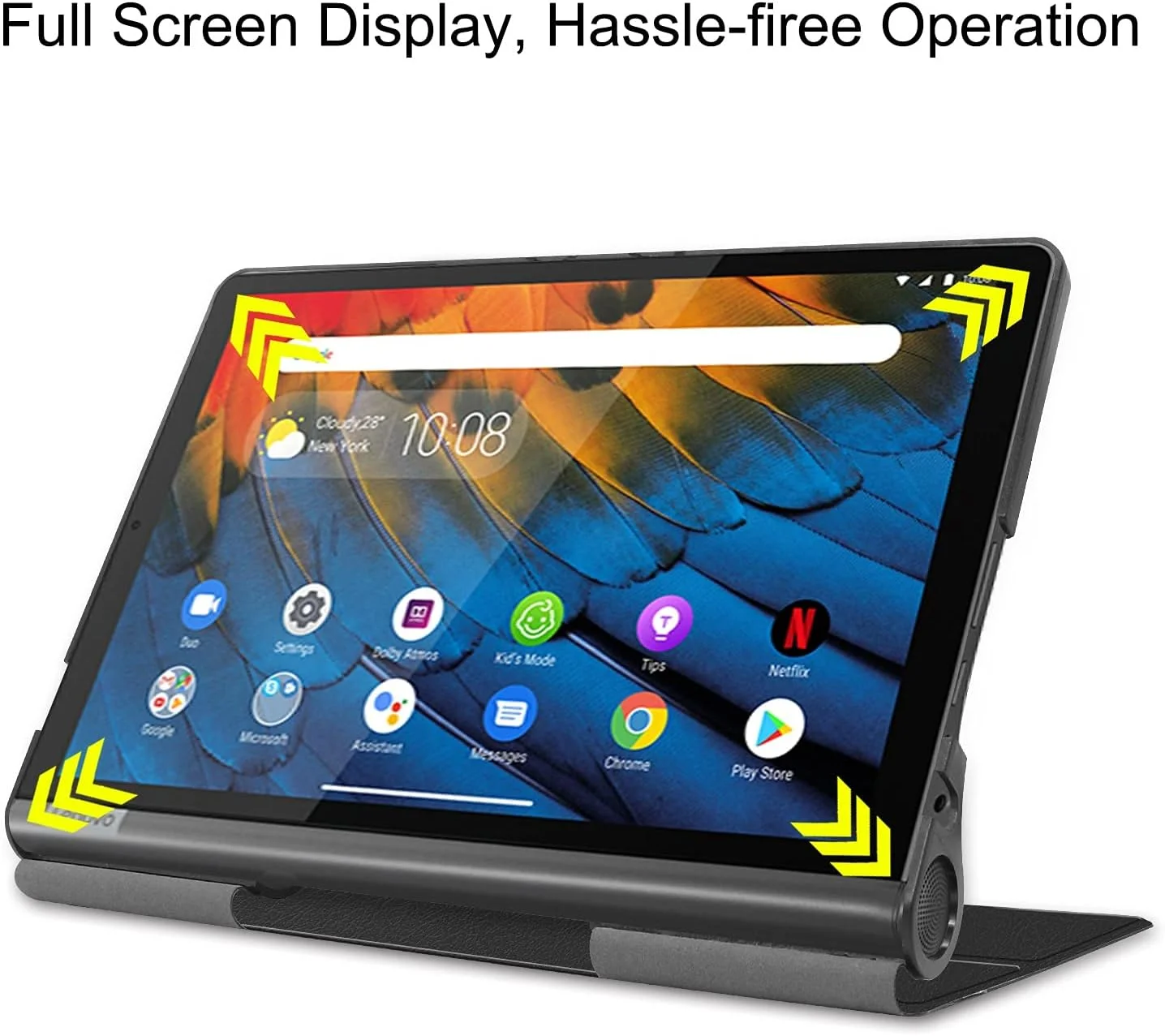 Tablet Protection Compatible with Lenovo Yoga Smart Tab 10.1 (YT-X705F) Tablet Case Lightweight Trifold Stand PC Hard Back Cover Protector Full-Body Rugged Shockproof Case tablet accessory(Black) Tablet Protection Compatible with Lenovo Yoga Smart Tab 10.1 (YT-X705F) Tablet Case Lightweight Trifold Stand PC Hard Back Cover Protector Full-Body Rugged Shockproof Case tablet accessory(Black)