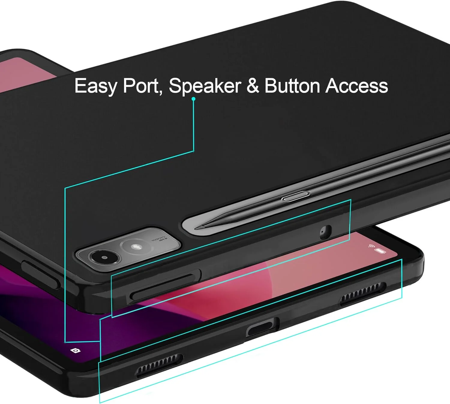 کاور محافظ پشتی نرم TGK برای تبلت لنوو تب P12 سایز 12.7 اینچ مدل TB370FU عرضه شده در سال 2023، مشکی کاور محافظ پشتی نرم TGK برای تبلت لنوو تب P12 سایز 12.7 اینچ مدل TB370FU عرضه شده در سال 2023، مشکی