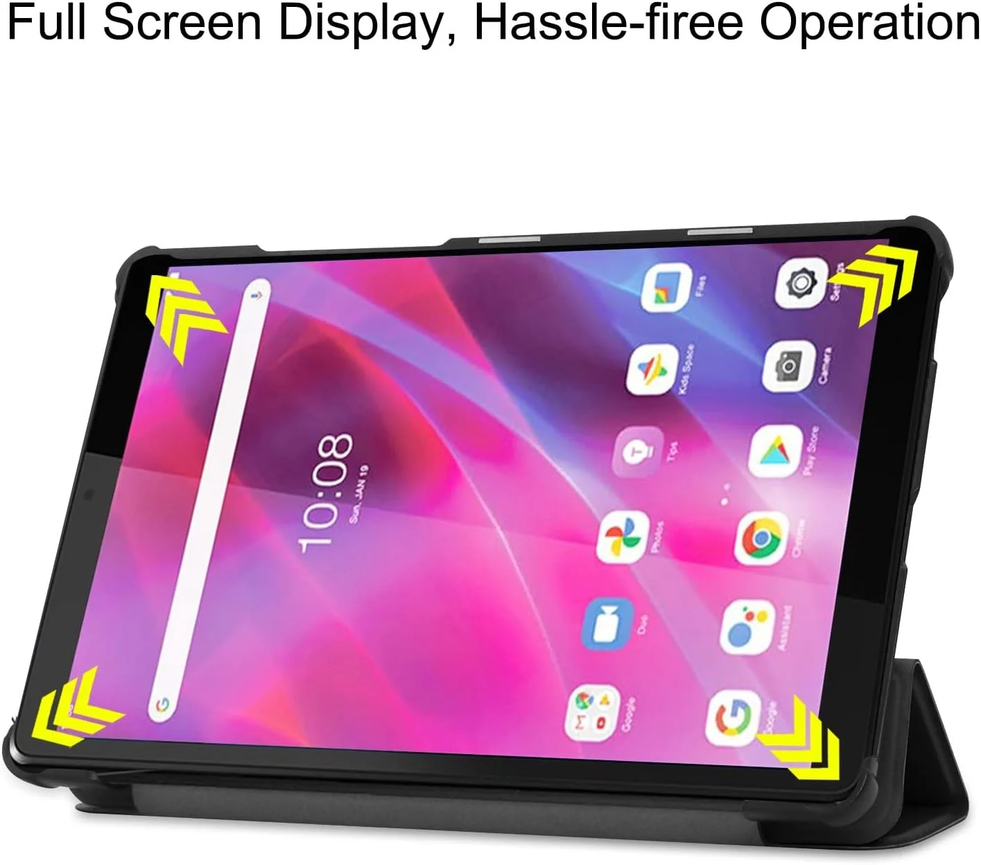 کیف تبلت XNCVBD مناسب برای تبلت Lenovo Tab M8 نسل 3 مدل TB-8506F، کیف کوچک سه تایی تاشو، پایه هوشمند چند زاویه ای، محافظ تبلت (مشکی) کیف تبلت XNCVBD مناسب برای تبلت Lenovo Tab M8 نسل 3 مدل TB-8506F، کیف کوچک سه تایی تاشو، پایه هوشمند چند زاویه ای، محافظ تبلت (مشکی)