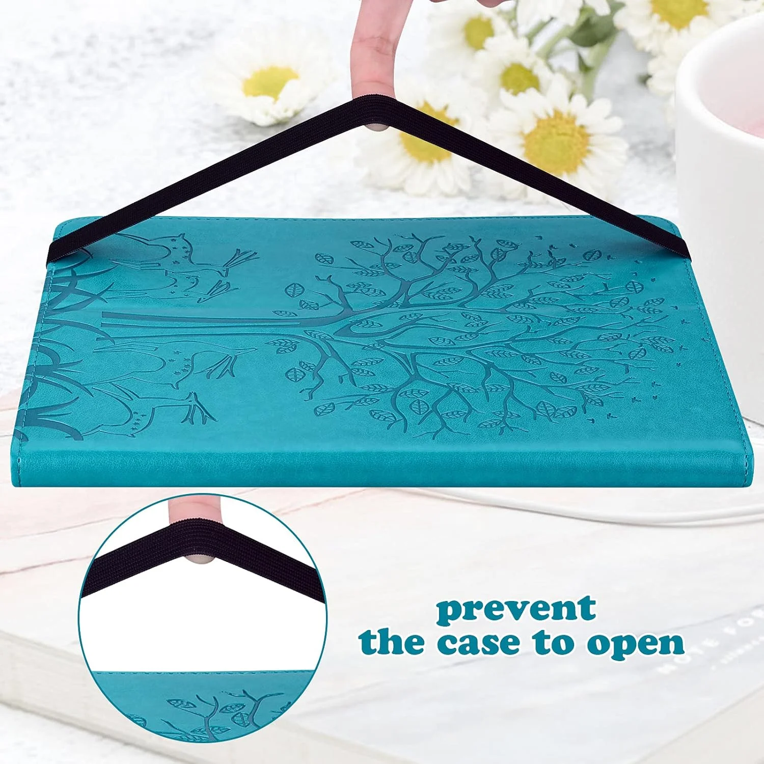 کیف تبلت YEALLY مناسب برای تبلت Lenovo Tab M10 HD Gen2، کیف چرمی تاشو با جای کارت و قلم، دارای استند و روکش سیلیکونی TPU، آبی کیف تبلت YEALLY مناسب برای تبلت Lenovo Tab M10 HD Gen2، کیف چرمی تاشو با جای کارت و قلم، دارای استند و روکش سیلیکونی TPU، آبی