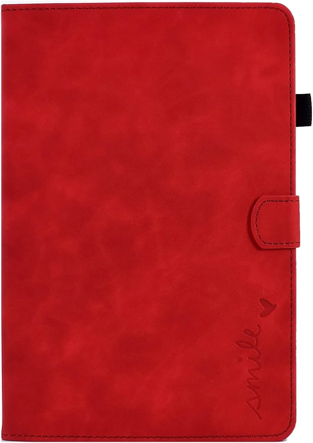 کیف چرمی تبلت ZZjingli طرح لبخند برجسته مناسب برای لنوو تب M10 نسل 3 (خاکی)(قرمز)(سبز) و غیره (رنگ: قرمز)