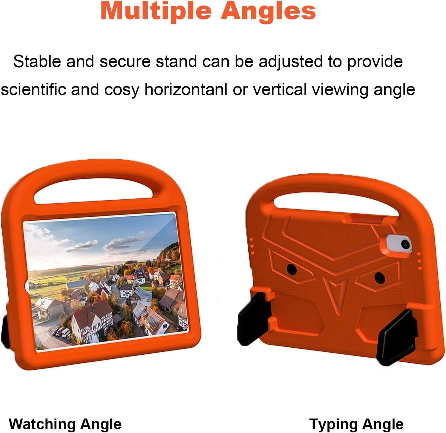 کیف محافظ تبلت سازگار با تبلت کودکان سازگار با Lenovo Tab M9 TB-310FU (2023) - کاور بادوام سبک وزن EVA ضد ضربه با دسته محافظ و پایه (رنگ: نارنجی) کیف محافظ تبلت سازگار با تبلت کودکان سازگار با Lenovo Tab M9 TB-310FU (2023) - کاور بادوام سبک وزن EVA ضد ضربه با دسته محافظ و پایه (رنگ: نارنجی)
