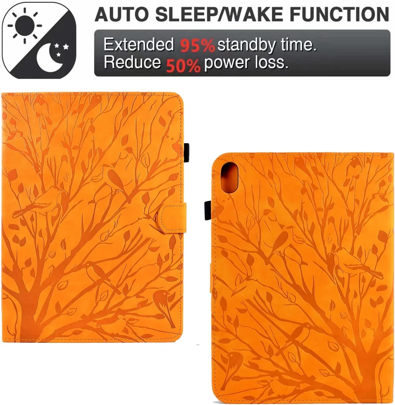 کیف تبلت محافظ طرح قدیمی سازگار با تبلت لنوو تب P11 TB-J606F 11 اینچ، چرم PU ممتاز، قابلیت تنظیم زاویه دید چندگانه با 2 جای کارت اعتباری/خواب و بیدار شدن خودکار تبلت (نارنجی) کیف تبلت محافظ طرح قدیمی سازگار با تبلت لنوو تب P11 TB-J606F 11 اینچ، چرم PU ممتاز، قابلیت تنظیم زاویه دید چندگانه با 2 جای کارت اعتباری/خواب و بیدار شدن خودکار تبلت (نارنجی)