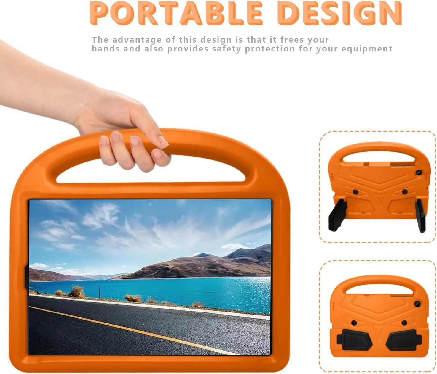 محافظ تبلت، قاب تبلت سازگار با کودکان، سازگار با تبلت لنوو تب M10 پلاس (TB-X606) 10.3 اینچ - کاور محافظ بادوام، سبک وزن، EVA ضد ضربه به همراه دستگیره و استند، لوازم جانبی تبلت (رنگ محافظ تبلت، قاب تبلت سازگار با کودکان، سازگار با تبلت لنوو تب M10 پلاس (TB-X606) 10.3 اینچ - کاور محافظ بادوام، سبک وزن، EVA ضد ضربه به همراه دستگیره و استند، لوازم جانبی تبلت (رنگ