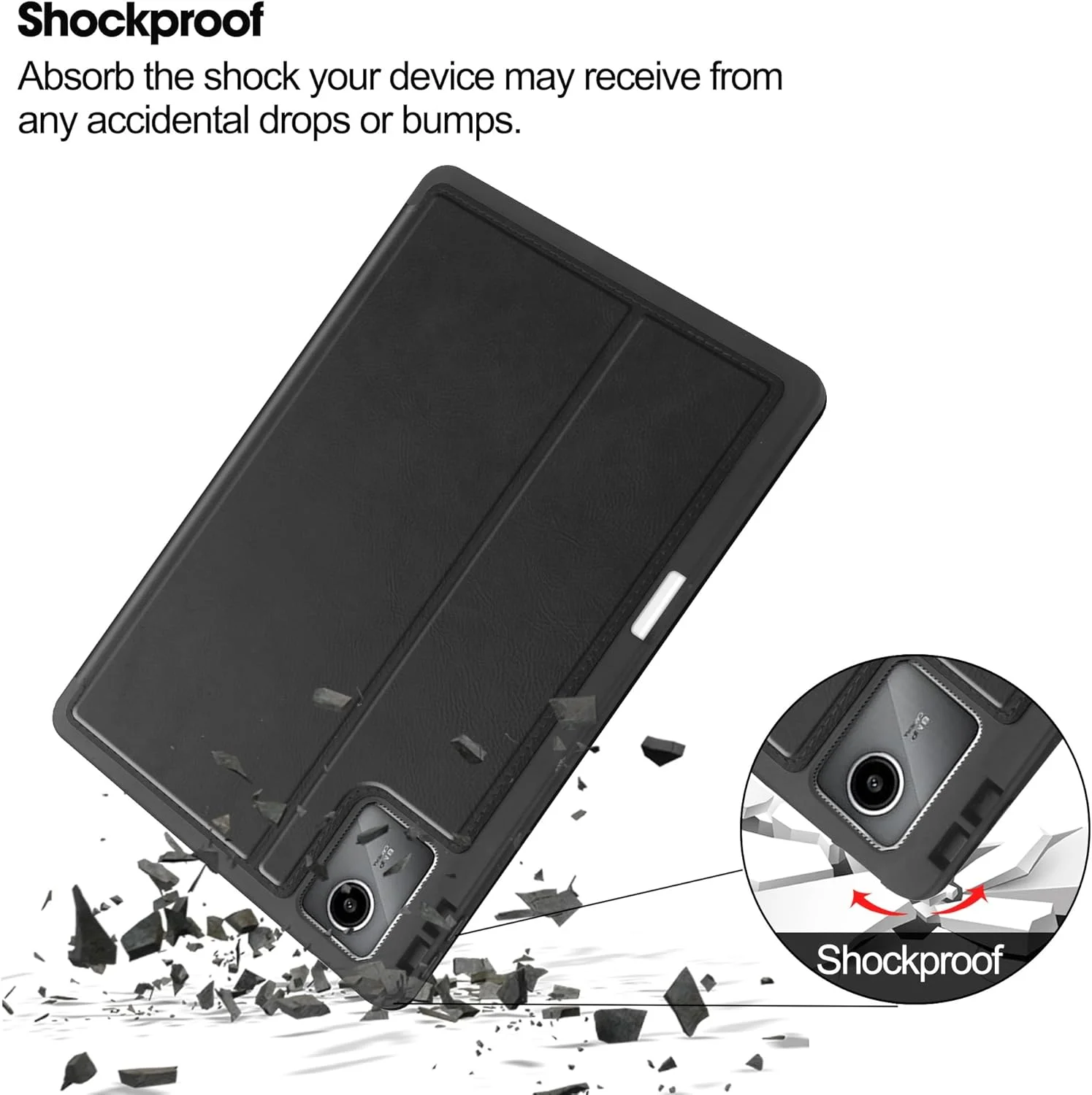 کاور تبلت، کاور چرمی تاشو با کیفیت عالی، سازگار با تبلت لنوو تب M11 با سایز 11 اینچ مدل TB-330FU/TB-331FC، دارای عملکرد خواب/بیدار، محافظ کتابی - کاور چرمی مناسب کار کاور تبلت، کاور چرمی تاشو با کیفیت عالی، سازگار با تبلت لنوو تب M11 با سایز 11 اینچ مدل TB-330FU/TB-331FC، دارای عملکرد خواب/بیدار، محافظ کتابی - کاور چرمی مناسب کار