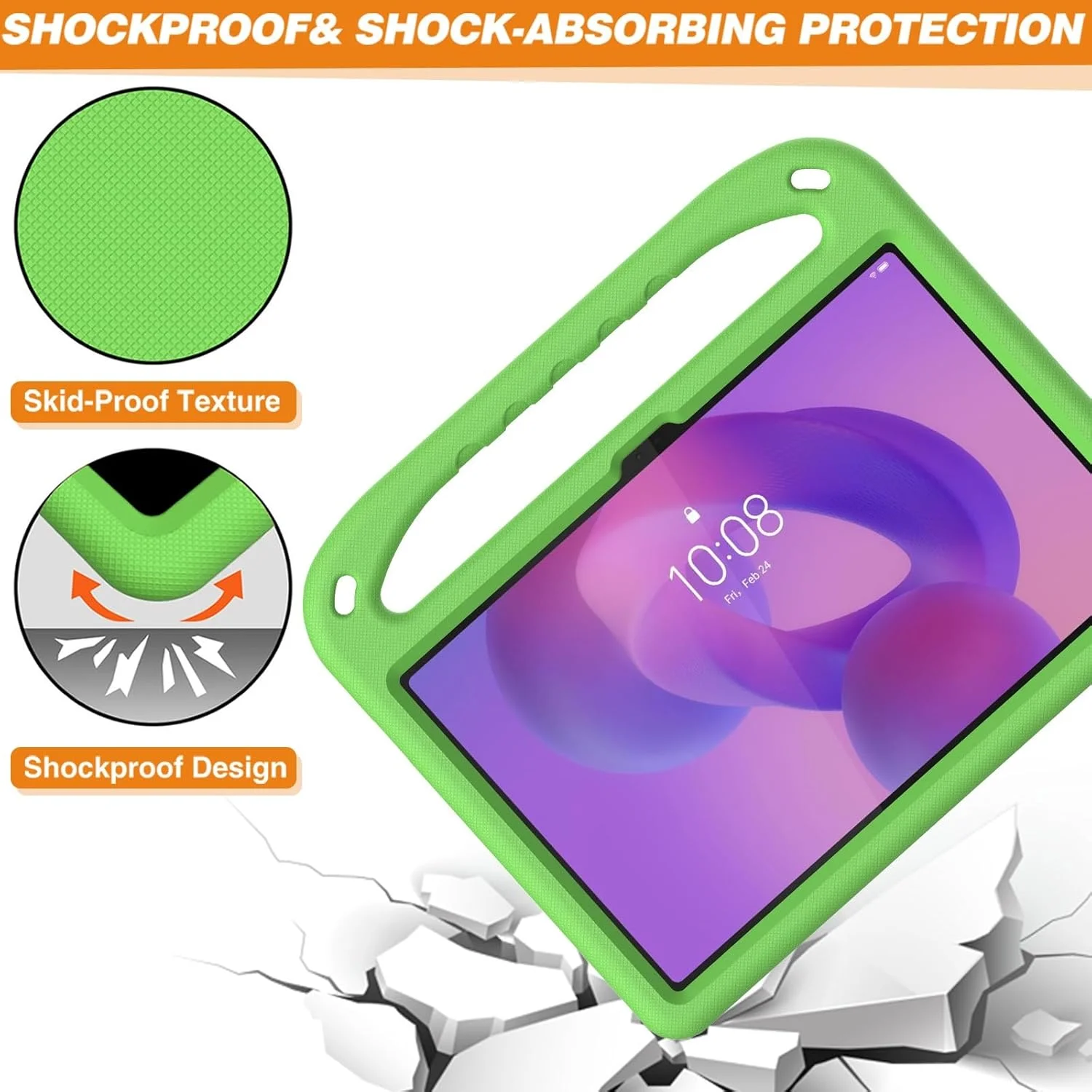 کیف تبلت مسافرتی کودکانه سازگار با تبلت لنوو Idea Tab 11 2025 (11 اینچ) TB-335FC، سبک وزن، ضد ضربه، دارای دسته و پایه، روکش محافظ ضد ضربه مناسب کودکان + بند شانه تبلت کیف تبلت مسافرتی کودکانه سازگار با تبلت لنوو Idea Tab 11 2025 (11 اینچ) TB-335FC، سبک وزن، ضد ضربه، دارای دسته و پایه، روکش محافظ ضد ضربه مناسب کودکان + بند شانه تبلت