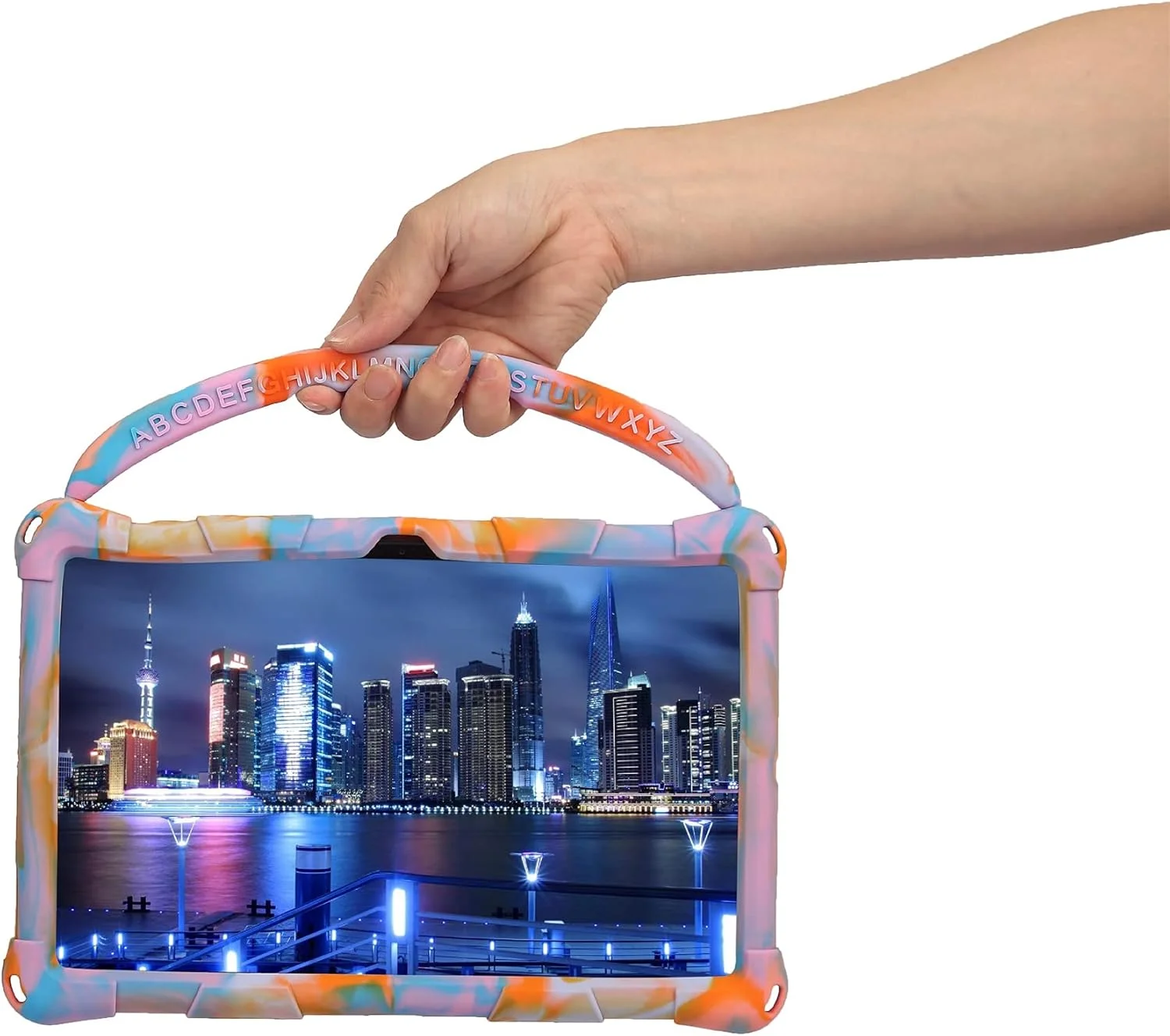 کیف محافظ تبلت بیگ سی گرین سازگار با لنوو پد 11 J606F، کاور محافظ نرم و سبک سیلیکونی ضد ضربه با پایه و بند شانه ای لوازم جانبی تبلت (صورتی گلبهی) کیف محافظ تبلت بیگ سی گرین سازگار با لنوو پد 11 J606F، کاور محافظ نرم و سبک سیلیکونی ضد ضربه با پایه و بند شانه ای لوازم جانبی تبلت (صورتی گلبهی)