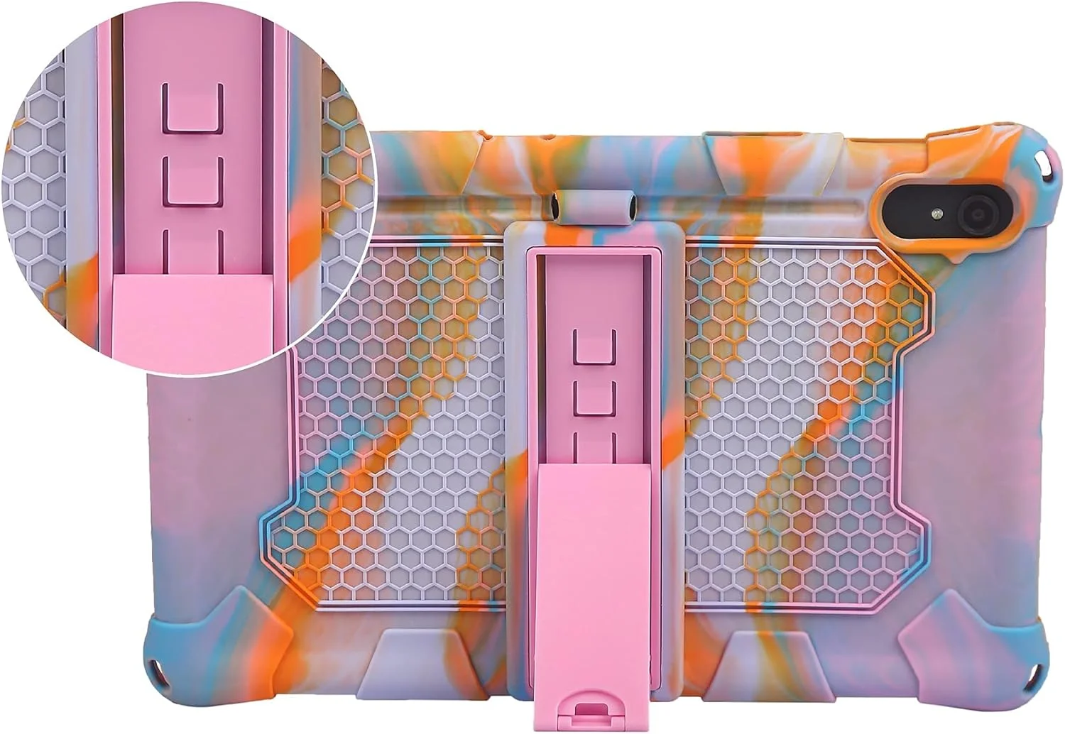 کیف محافظ تبلت بیگ سی گرین سازگار با لنوو پد 11 J606F، کاور محافظ نرم و سبک سیلیکونی ضد ضربه با پایه و بند شانه، لوازم جانبی تبلت (صورتی گلبهی) کیف محافظ تبلت بیگ سی گرین سازگار با لنوو پد 11 J606F، کاور محافظ نرم و سبک سیلیکونی ضد ضربه با پایه و بند شانه، لوازم جانبی تبلت (صورتی گلبهی)