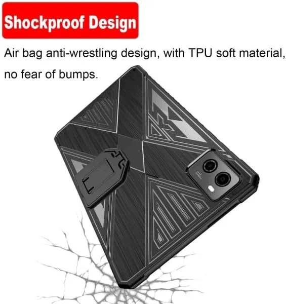 کاور محافظ تبلت لنوو Legion Y700 نسل دوم 2023 (8.8 اینچ) مدل Gruattreay، جنس TPU ضد ضربه، حمل آسان، بادوام و دارای پایه PC (مشکی) کاور محافظ تبلت لنوو Legion Y700 نسل دوم 2023 (8.8 اینچ) مدل Gruattreay، جنس TPU ضد ضربه، حمل آسان، بادوام و دارای پایه PC (مشکی)