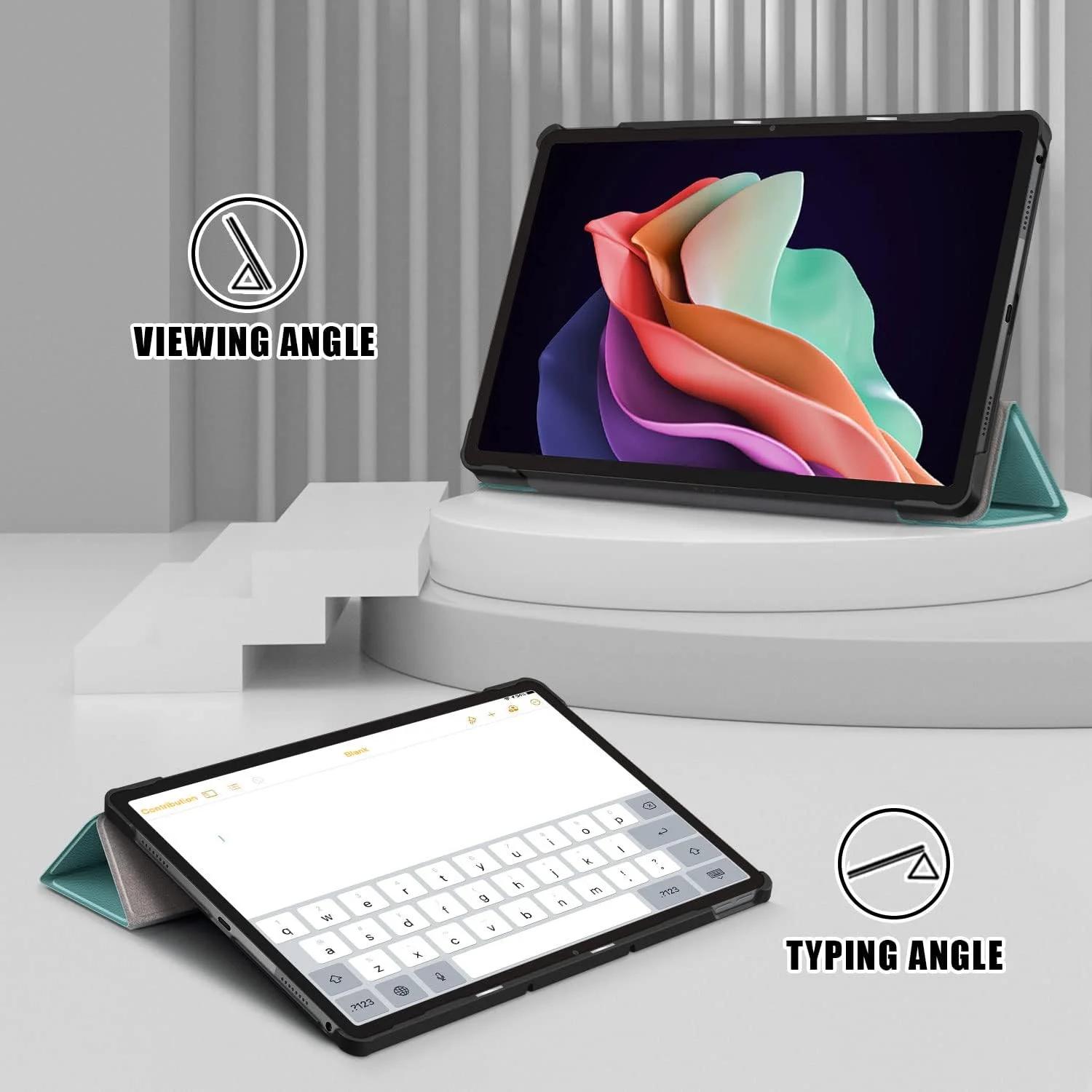 کاور تبلت DINGGUAGUA برای تبلت Lenovo Tab P11 2nd 11.5 TB-350 2022، فوق العاده نازک با عملکرد خواب/بیدار و استند، سبز M کاور تبلت DINGGUAGUA برای تبلت Lenovo Tab P11 2nd 11.5 TB-350 2022، فوق العاده نازک با عملکرد خواب/بیدار و استند، سبز M