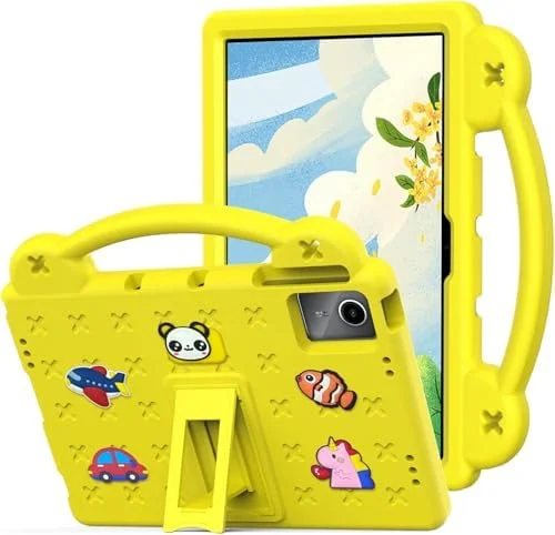 Gruattreay Kids Case for Lenovo Tab K11(2024), Heavy Duty EVA Foam Shockproof Cover Kids Proof Case with Stand (Yellow) Gruattreay Kids Case for Lenovo Tab K11(2024), Heavy Duty EVA Foam Shockproof Cover Kids Proof Case with Stand (Yellow)