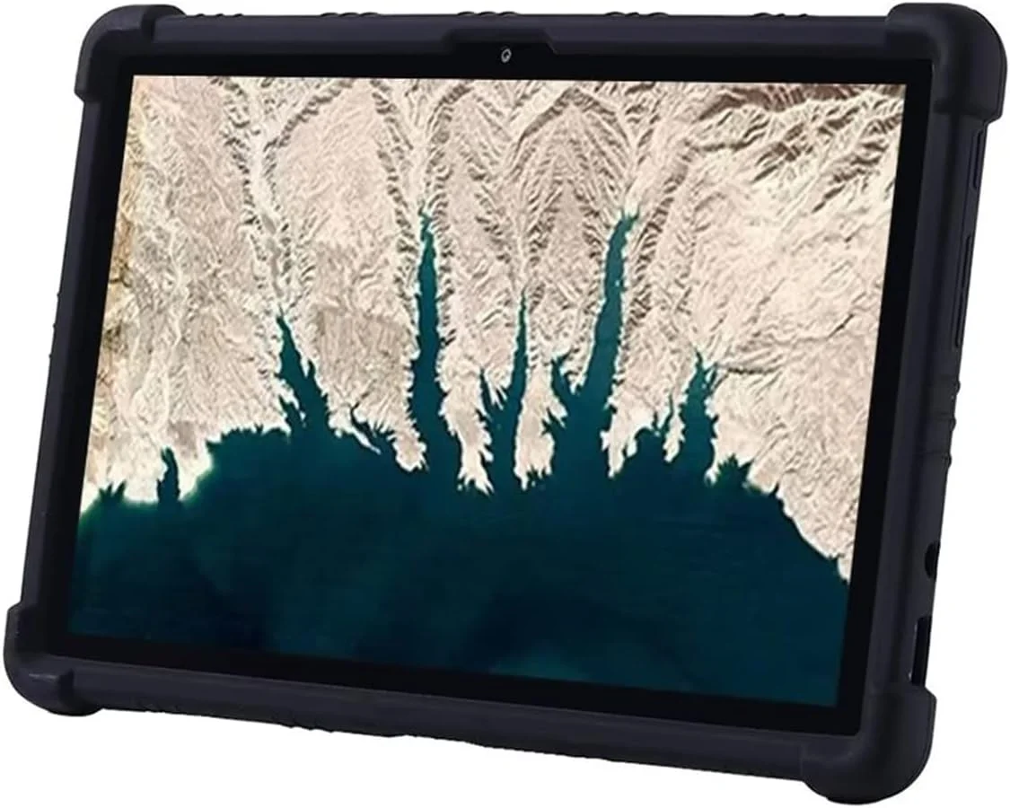 کاور سیلیکونی اورانکسین مناسب برای تبلت 10.1 اینچی Lenovo 10e Chromebook، محافظ ضد ضربه کاور سیلیکونی اورانکسین مناسب برای تبلت 10.1 اینچی Lenovo 10e Chromebook، محافظ ضد ضربه