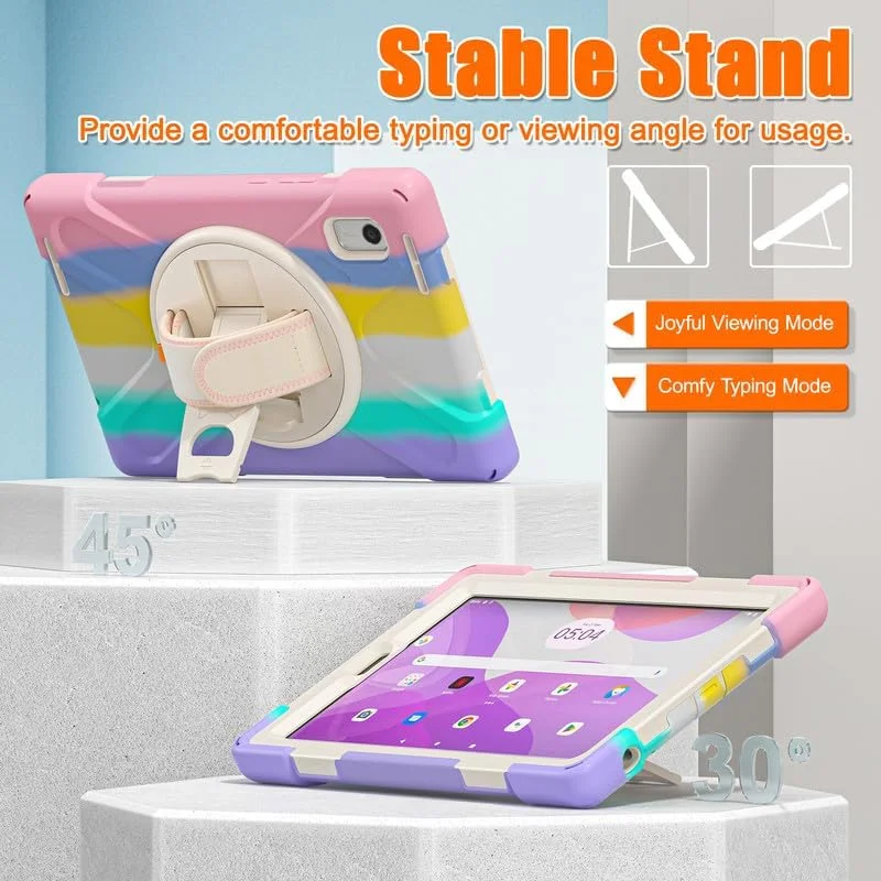 کاور نیکا کیو مناسب برای تبلت لنوو تب M9 سایز 9 اینچ 2023 مدل TB-310FU، مقاوم، به همراه محافظ صفحه نمایش، دارای استند چرخشی 360 درجه، بند دستی، بند شانه ای، کاور سه لایه ضد ضربه، صورتی کاور نیکا کیو مناسب برای تبلت لنوو تب M9 سایز 9 اینچ 2023 مدل TB-310FU، مقاوم، به همراه محافظ صفحه نمایش، دارای استند چرخشی 360 درجه، بند دستی، بند شانه ای، کاور سه لایه ضد ضربه، صورتی