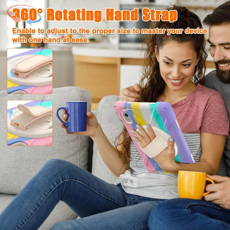 کاور نیکا کیو مناسب برای تبلت لنوو تب M9 سایز 9 اینچ 2023 مدل TB-310FU، مقاوم، به همراه محافظ صفحه نمایش، دارای استند چرخشی 360 درجه، بند دستی، بند شانه ای، کاور سه لایه ضد ضربه، صورتی کاور نیکا کیو مناسب برای تبلت لنوو تب M9 سایز 9 اینچ 2023 مدل TB-310FU، مقاوم، به همراه محافظ صفحه نمایش، دارای استند چرخشی 360 درجه، بند دستی، بند شانه ای، کاور سه لایه ضد ضربه، صورتی