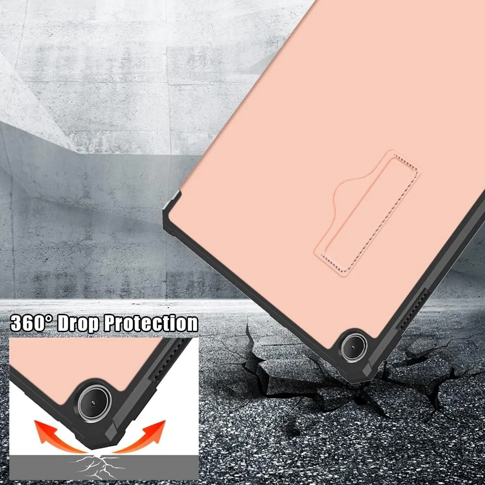 محافظ تبلت سازگار با تبلت لنوو M10 (نسل 3) 10.1 اینچی TB-328F، قاب باریک با پایه، کاور محافظ هوشمند با پشت سخت PC، کاور چند زاویه ای با قابلیت خواب/بیدار شدن خودکار محافظ تبلت سازگار با تبلت لنوو M10 (نسل 3) 10.1 اینچی TB-328F، قاب باریک با پایه، کاور محافظ هوشمند با پشت سخت PC، کاور چند زاویه ای با قابلیت خواب/بیدار شدن خودکار