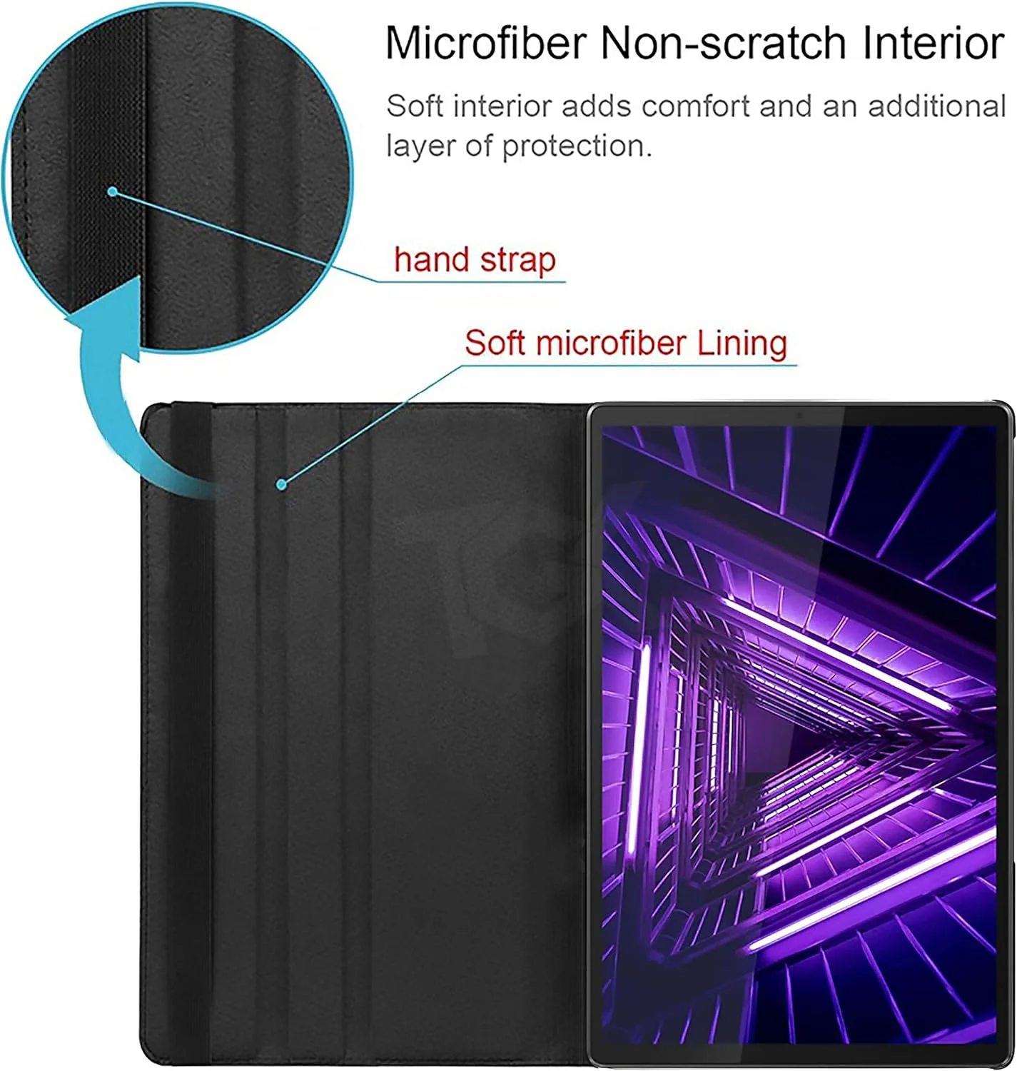 کیف چرمی چرخشی 360 درجه TGK مناسب برای تبلت لنوو تب M10 FHD Plus 10.3 اینچی مدل X606V / TB-X606F / TB-X606X (مشکی) کیف چرمی چرخشی 360 درجه TGK مناسب برای تبلت لنوو تب M10 FHD Plus 10.3 اینچی مدل X606V / TB-X606F / TB-X606X (مشکی)