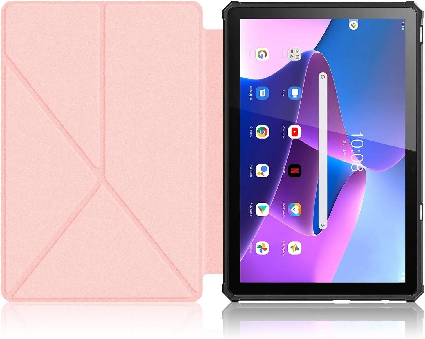 محافظ تبلت سازگار با تبلت لنوو M10 (نسل 3) 10.1 اینچی TB-328F، قاب باریک با پایه، کاور محافظ هوشمند با پشت سخت PC، کاور چند زاویه ای با قابلیت خواب/بیدار شدن خودکار محافظ تبلت سازگار با تبلت لنوو M10 (نسل 3) 10.1 اینچی TB-328F، قاب باریک با پایه، کاور محافظ هوشمند با پشت سخت PC، کاور چند زاویه ای با قابلیت خواب/بیدار شدن خودکار