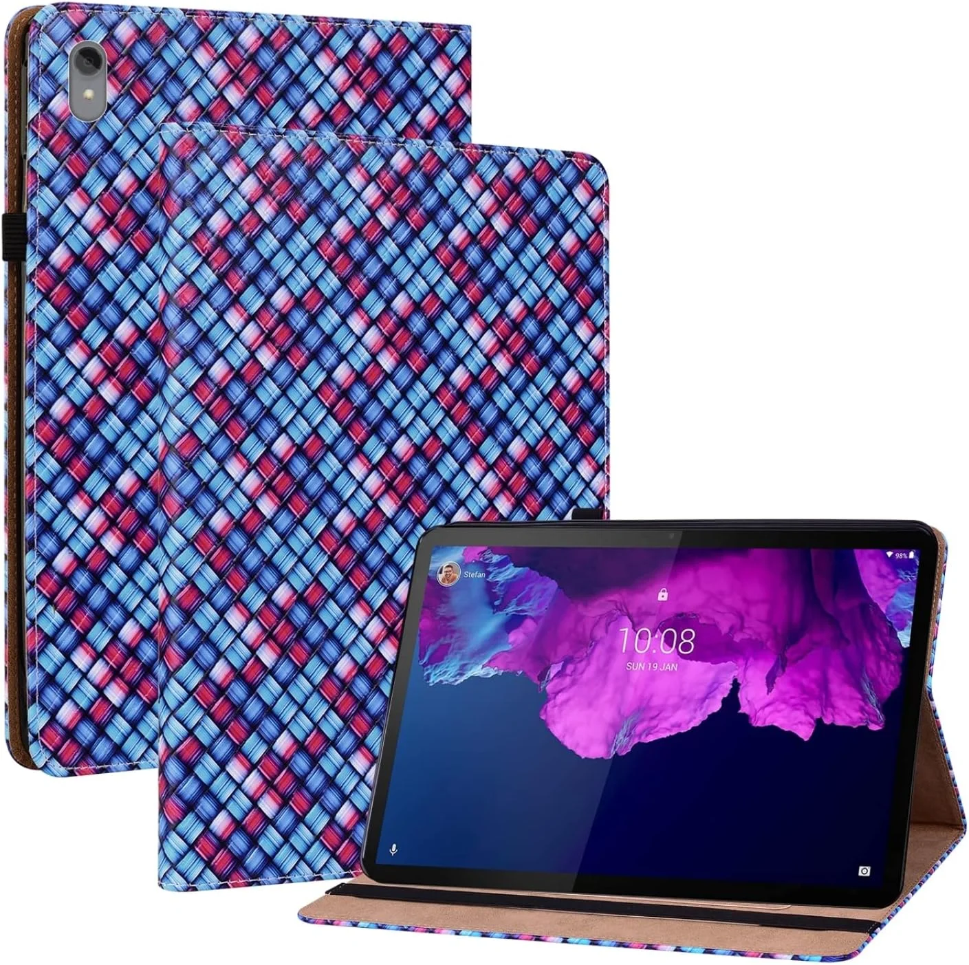 کیف تبلت چرمی بافت رنگی QIHANG SHIHUI برای تبلت لنوو تب P11 TB-J606F به همراه هولدر (مشکی)(رنگین کمانی)(قهوه ای) و غیره (رنگ: آبی) کیف تبلت چرمی بافت رنگی QIHANG SHIHUI برای تبلت لنوو تب P11 TB-J606F به همراه هولدر (مشکی)(رنگین کمانی)(قهوه ای) و غیره (رنگ: آبی)