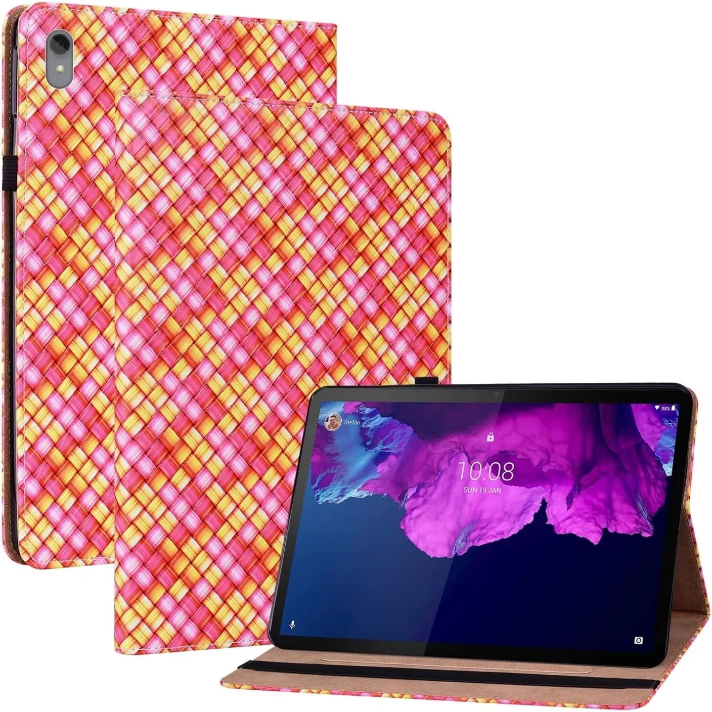 کیف تبلت چرمی بافت رنگی QIHANG SHIHUI برای Lenovo Tab P11 TB-J606F به همراه هولدر (مشکی)(رنگین کمانی)(قهوه ای) و غیره (رنگ: قرمز رز) کیف تبلت چرمی بافت رنگی QIHANG SHIHUI برای Lenovo Tab P11 TB-J606F به همراه هولدر (مشکی)(رنگین کمانی)(قهوه ای) و غیره (رنگ: قرمز رز)