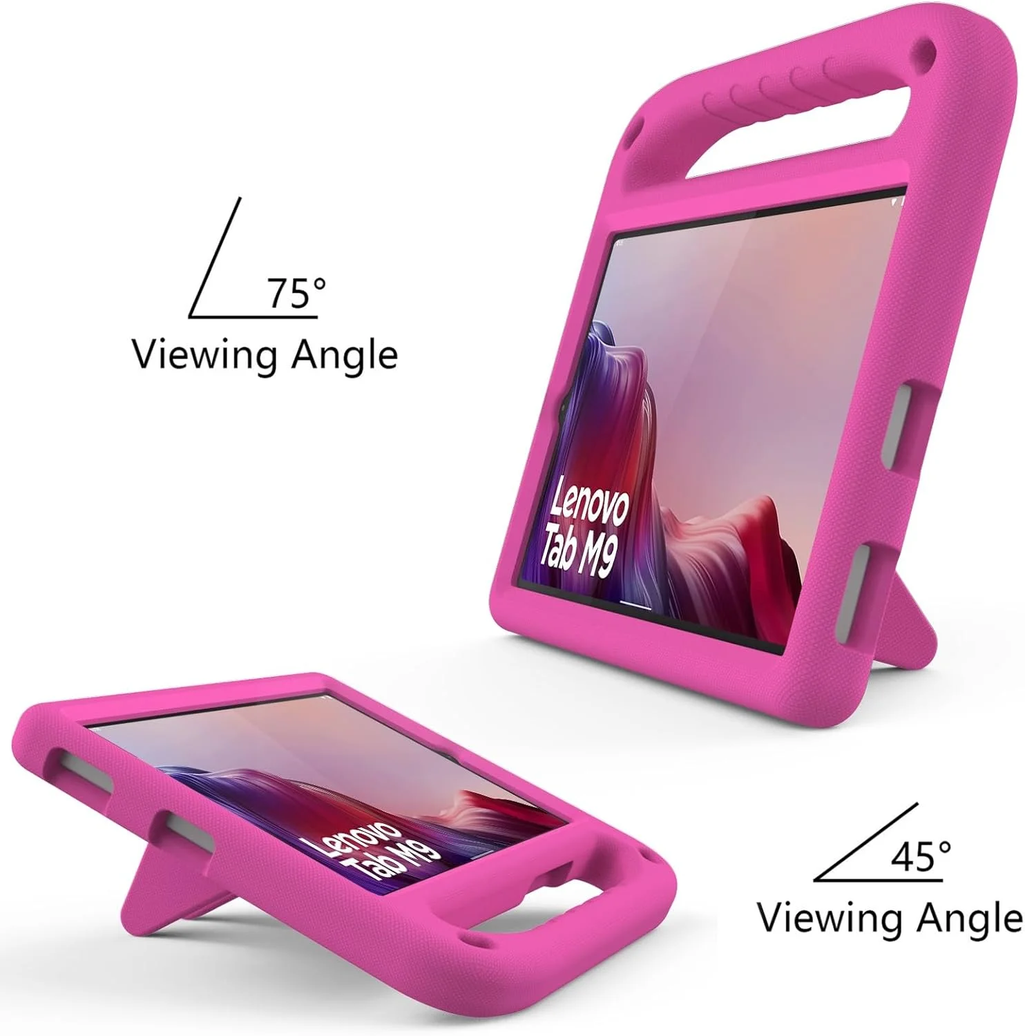 کیف تبلت سازگار با تبلت Lenovo Tab M9 (TB-310FU) سایز 9.0 اینچ، ضد ضربه، دارای دسته، EVA، پایه نگهدارنده، کیف تبلت مقاوم برای کودکان، محافظ سبک وزن (قرمز گل رز) کیف تبلت سازگار با تبلت Lenovo Tab M9 (TB-310FU) سایز 9.0 اینچ، ضد ضربه، دارای دسته، EVA، پایه نگهدارنده، کیف تبلت مقاوم برای کودکان، محافظ سبک وزن (قرمز گل رز)