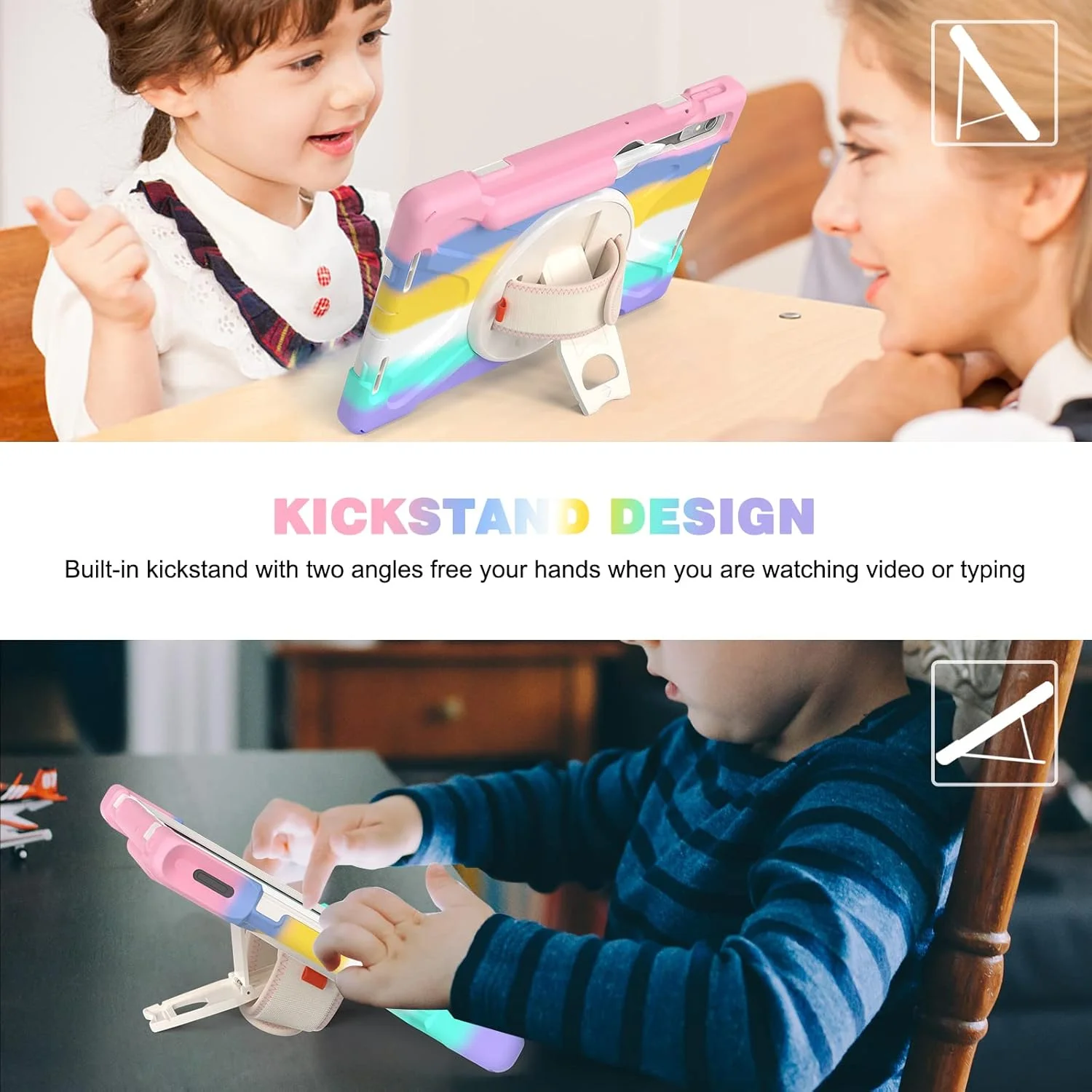 کاور محافظ تبلت لنوو تب P11 پرو نسل 2 (2022) 11.2 اینچی مدل TB-138FC TB-132FU، محافظت کامل و مقاوم در برابر ضربه، ضد ضربه، دارای پایه و بند دستی + بند شانه - صورتی رنگارنگ کاور محافظ تبلت لنوو تب P11 پرو نسل 2 (2022) 11.2 اینچی مدل TB-138FC TB-132FU، محافظت کامل و مقاوم در برابر ضربه، ضد ضربه، دارای پایه و بند دستی + بند شانه - صورتی رنگارنگ