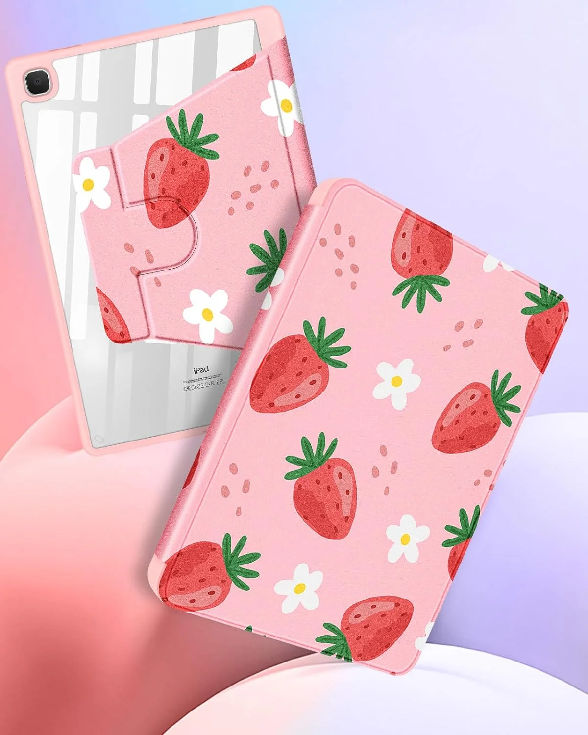 کاور Kidcube برای تبلت سامسونگ گلکسی تب A7 - سایز 10.4 اینچ، مناسب دختران و بانوان، طرح توت فرنگی فانتزی و زیبا، دارای استند چرخشی و جای قلم، مناسب نوجوانان، برای تبلت گلکسی تب A7 مدل 2022/2020 کاور Kidcube برای تبلت سامسونگ گلکسی تب A7 - سایز 10.4 اینچ، مناسب دختران و بانوان، طرح توت فرنگی فانتزی و زیبا، دارای استند چرخشی و جای قلم، مناسب نوجوانان، برای تبلت گلکسی تب A7 مدل 2022/2020