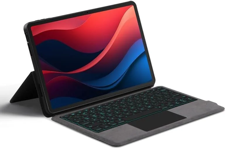 کیبورد با نور پس زمینه Gruattreay برای تبلت Lenovo Tab M11، نور پس زمینه 7 رنگ، با تاچ پد، پایه چند منظوره کیبورد با نور پس زمینه Gruattreay برای تبلت Lenovo Tab M11، نور پس زمینه 7 رنگ، با تاچ پد، پایه چند منظوره