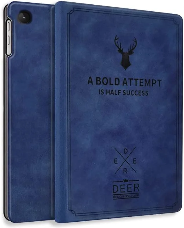 کاور Robustrion برای تبلت لنوو تب P11 پلاس / کاور تبلت لنوو تب P11 11 اینچی با قابلیت استند [TB-J606F / J606X / J607F] - آبی طرح گوزن