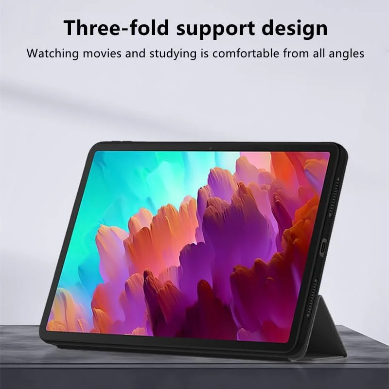 کاور گروتری سازگار با تبلت لنوو Xiaoxin Pad Pro 12.7 اینچ 2023 مدل TB371FC، کاور چرمی TPU فوق العاده باریک و سبک با استند، کاور مقاوم در برابر ضربه (خاکستری) کاور گروتری سازگار با تبلت لنوو Xiaoxin Pad Pro 12.7 اینچ 2023 مدل TB371FC، کاور چرمی TPU فوق العاده باریک و سبک با استند، کاور مقاوم در برابر ضربه (خاکستری)