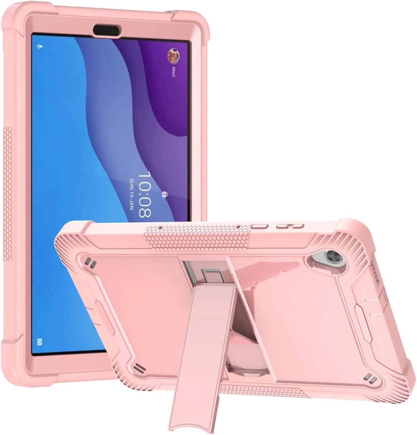 قاب گوشی SHIHUI برای تبلت Lenovo Tab M10 HD سیلیکونی + PC دارای هولدر ضد ضربه (مشکی) و غیره (رنگ: رزگلد) قاب گوشی SHIHUI برای تبلت Lenovo Tab M10 HD سیلیکونی + PC دارای هولدر ضد ضربه (مشکی) و غیره (رنگ: رزگلد)