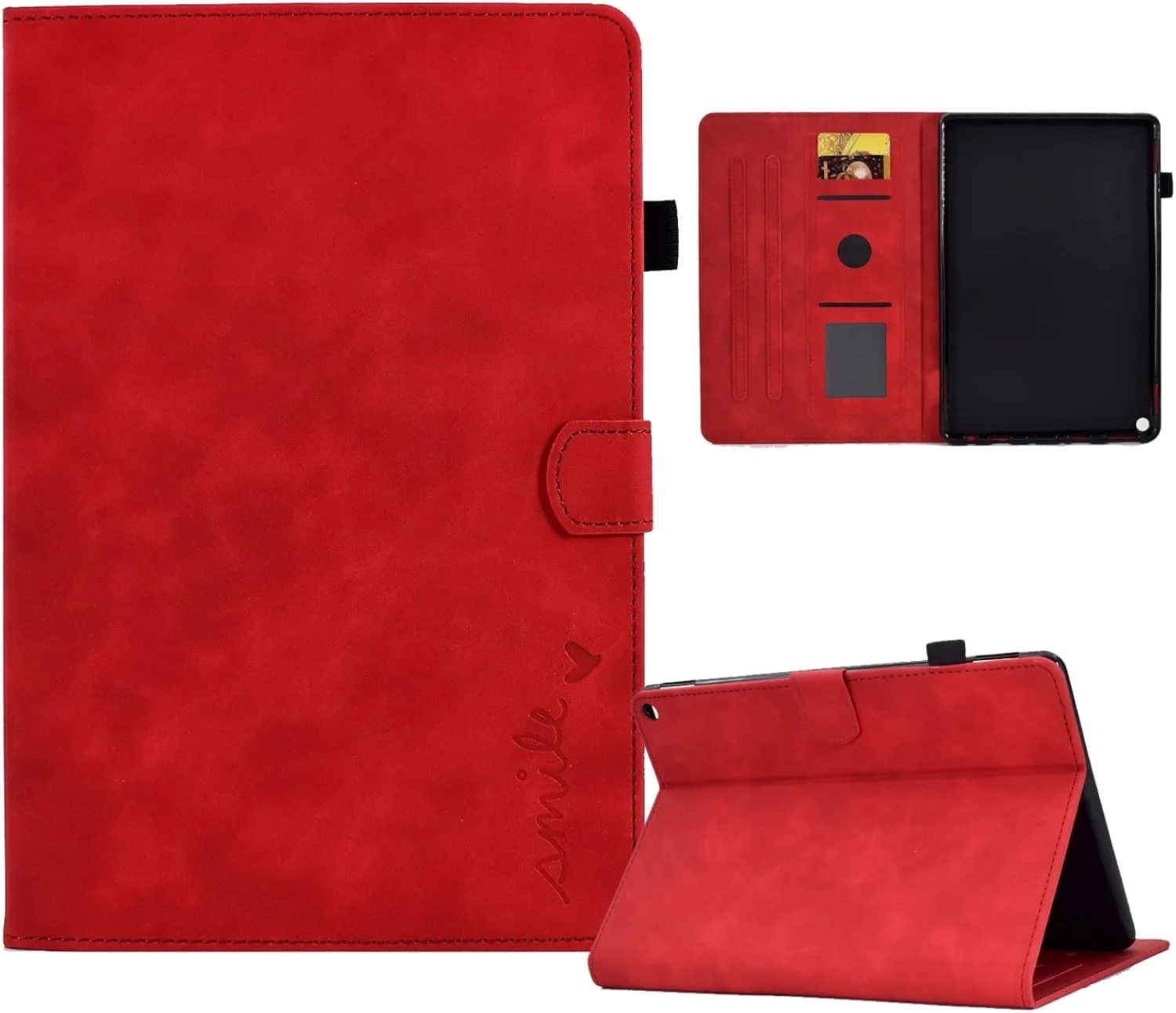 کاور تبلت چرمی طرح لبخند برجسته SHIHUI مناسب برای لنوو M10 پلاس (خاکی)(قرمز)(سبز) و غیره (رنگ: قرمز) کاور تبلت چرمی طرح لبخند برجسته SHIHUI مناسب برای لنوو M10 پلاس (خاکی)(قرمز)(سبز) و غیره (رنگ: قرمز)