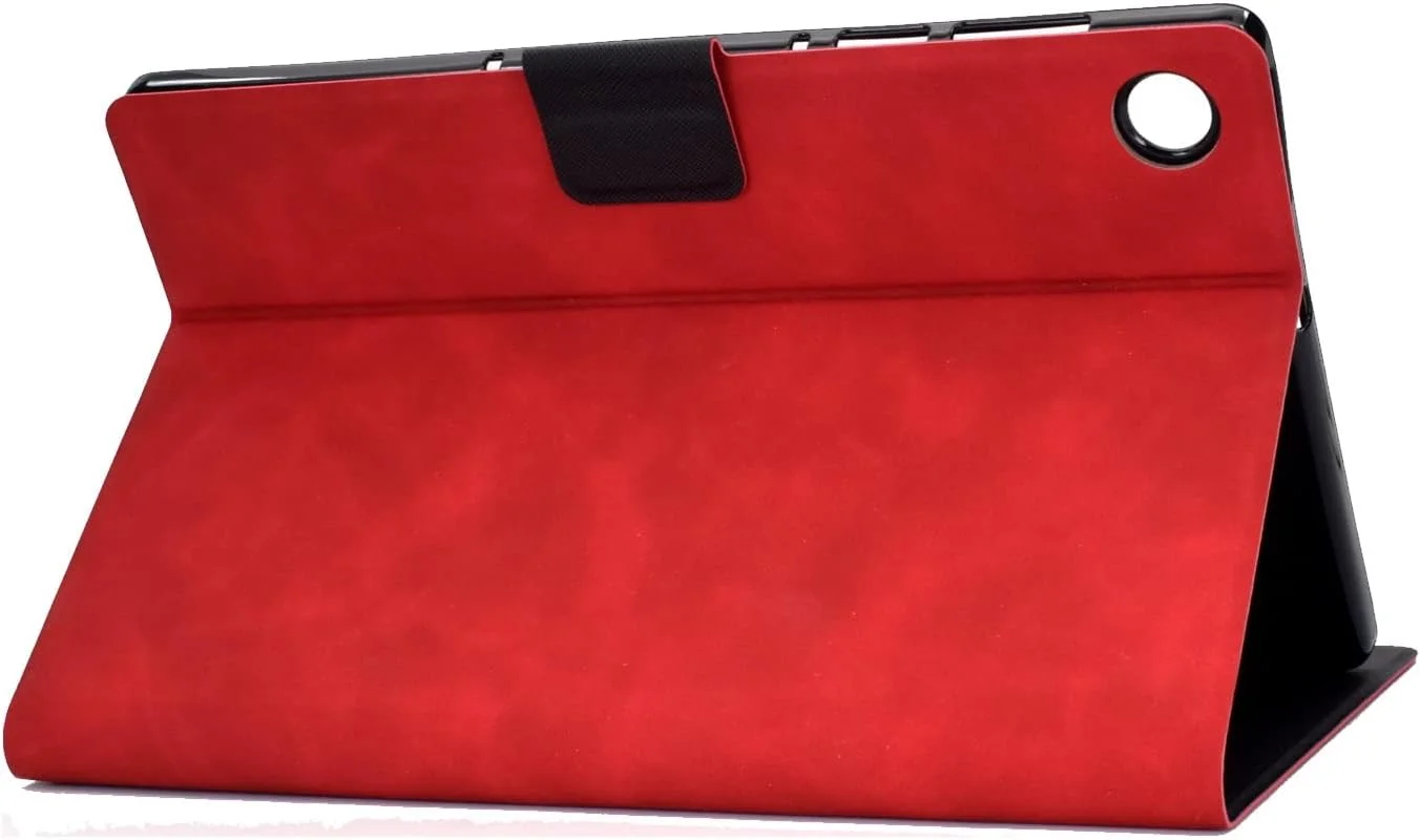 کیف چرمی محافظ تبلت سازگار با تبلت لنوو تب M10 پلاس 10.6 اینچ 2022 نسل سوم، کاور فولیو تبلت [دارای جای کارت] کاور هوشمند [خواب/بیدار شدن خودکار] کاور محافظ سازگار با لنوو