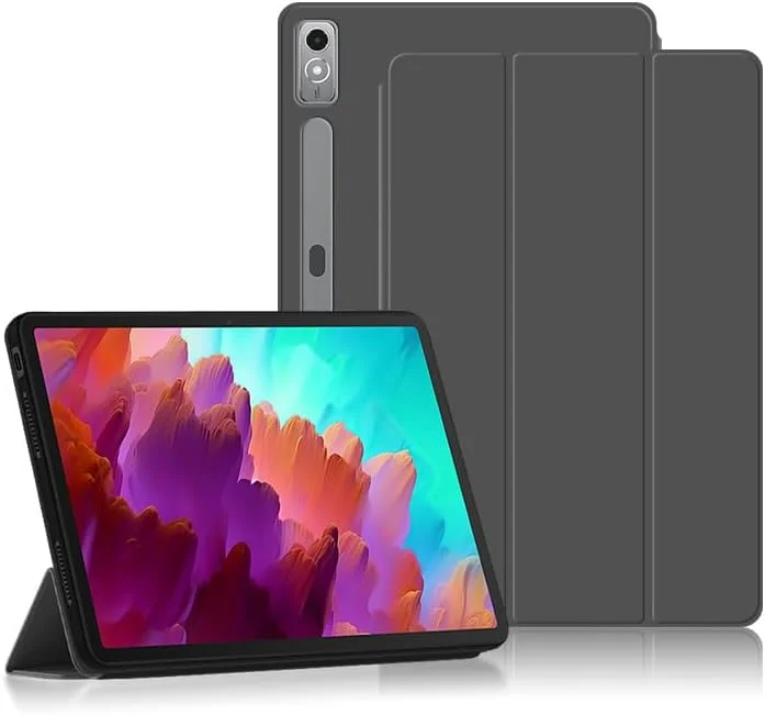 Gruattreay Case Compatible with Lenovo Xiaoxin Pad Pro 12.7 Inch 2023 TB371FC Tablet, Ultra Slim Lightweight TPU Leather Cover Case with Stand Tablet case Shockproof Rugged Case (Gray) Gruattreay Case Compatible with Lenovo Xiaoxin Pad Pro 12.7 Inch 2023 TB371FC Tablet, Ultra Slim Lightweight TPU Leather Cover Case with Stand Tablet case Shockproof Rugged Case (Gray)