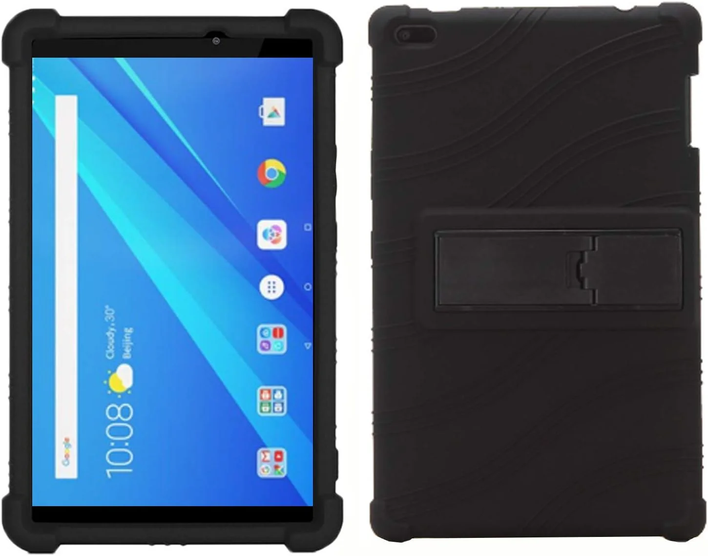 کیف محافظ تبلت QYiiD مناسب برای تبلت Lenovo Tab E8، کاور محافظ سبک وزن سیلیکونی و ضد ضربه مناسب کودکان برای تبلت Lenovo TAB E8 TB-8304F TB-8304F1، مشکی کیف محافظ تبلت QYiiD مناسب برای تبلت Lenovo Tab E8، کاور محافظ سبک وزن سیلیکونی و ضد ضربه مناسب کودکان برای تبلت Lenovo TAB E8 TB-8304F TB-8304F1، مشکی