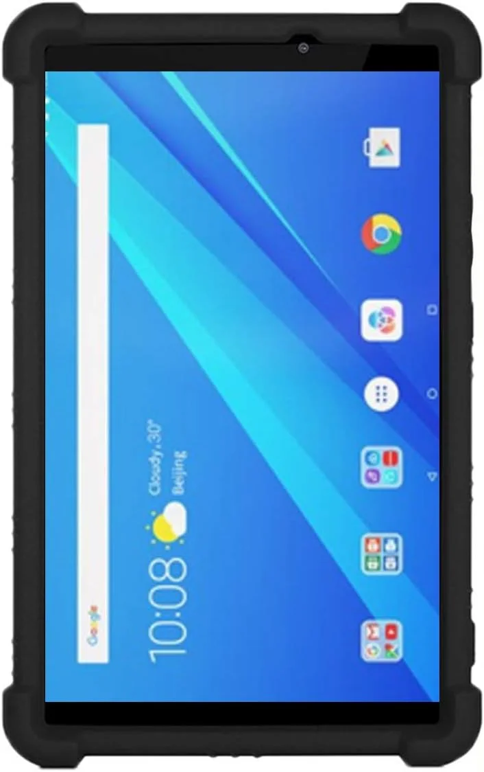 کیف محافظ تبلت QYiiD مناسب برای تبلت Lenovo Tab E8، کاور محافظ سبک وزن سیلیکونی و ضد ضربه مناسب کودکان برای تبلت Lenovo TAB E8 TB-8304F TB-8304F1، مشکی کیف محافظ تبلت QYiiD مناسب برای تبلت Lenovo Tab E8، کاور محافظ سبک وزن سیلیکونی و ضد ضربه مناسب کودکان برای تبلت Lenovo TAB E8 TB-8304F TB-8304F1، مشکی