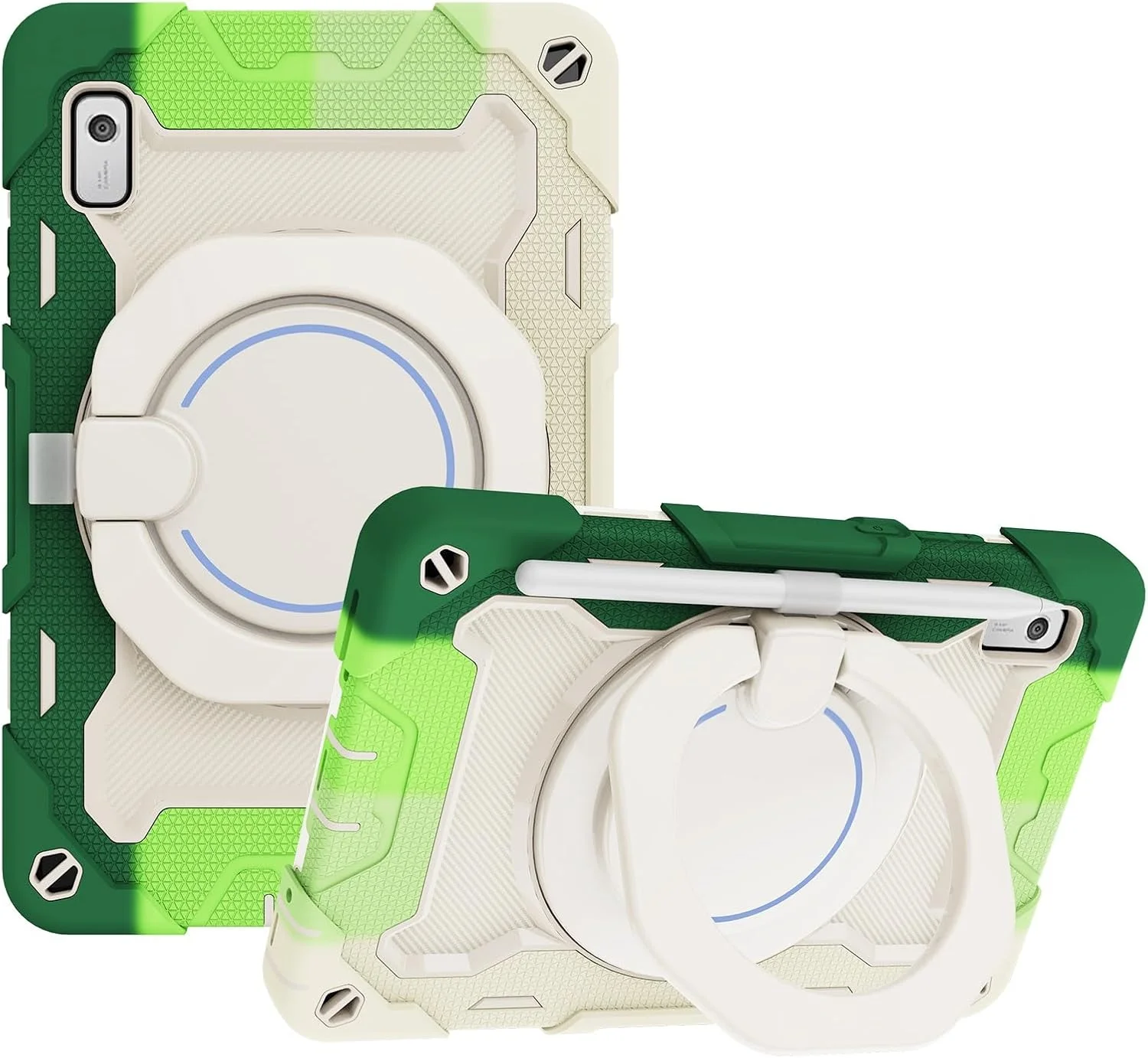 کیف محافظ تبلت سازگار با تبلت Lenovo Tab M9 TB-310FU مدل 2023، کاور تبلت کودکانه، کیف محافظ مقاوم با پایه دسته چرخان سازگار با لوازم جانبی تبلت Lenovo Tab M9 (C کیف محافظ تبلت سازگار با تبلت Lenovo Tab M9 TB-310FU مدل 2023، کاور تبلت کودکانه، کیف محافظ مقاوم با پایه دسته چرخان سازگار با لوازم جانبی تبلت Lenovo Tab M9 (C