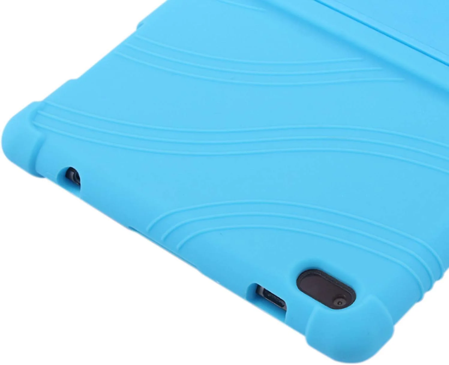 کیف محافظ تبلت QYiiD مناسب برای تبلت Lenovo Tab E8، کاور محافظ سبک وزن سیلیکونی و ضد ضربه مناسب کودکان برای تبلت Lenovo TAB E8 TB-8304F TB-8304F1، مشکی کیف محافظ تبلت QYiiD مناسب برای تبلت Lenovo Tab E8، کاور محافظ سبک وزن سیلیکونی و ضد ضربه مناسب کودکان برای تبلت Lenovo TAB E8 TB-8304F TB-8304F1، مشکی