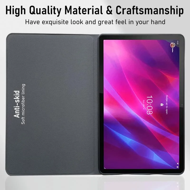 کاور Robustrion برای تبلت لنوو تب P11 پلاس / کاور تبلت لنوو تب P11 11 اینچی، کاور کیف تاشو [TB-J606F / J606X / J607F] - آبی دیری