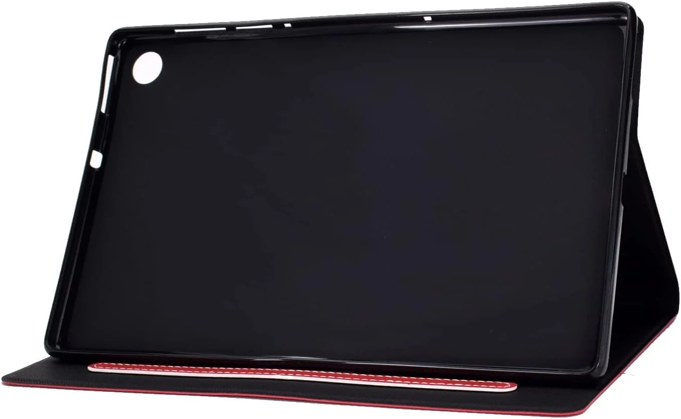 کیف چرمی محافظ تبلت سازگار با تبلت لنوو تب M10 پلاس 10.6 اینچ 2022 نسل 3، کاور فولیو [دارای جای کارت]، کاور هوشمند [خواب/بیدار شدن خودکار]، قاب محافظ سازگار با لنوو