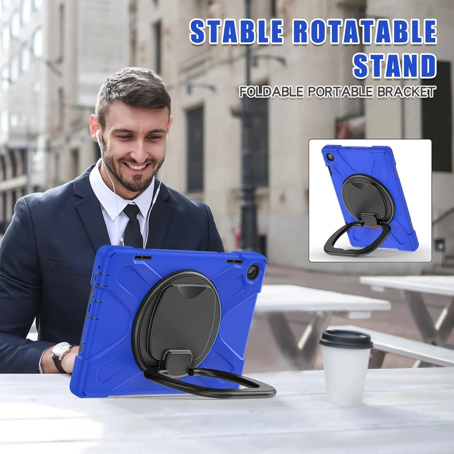 کاور محافظ تبلت سازگار با تبلت لنوو تب M10 (نسل 3) TB-328FU /TB-328XU (2022) 10.1 اینچ، کاور مقاوم در برابر ضربه با پایه چرخان 360 درجه، بند دستی/شانه ای، کاور سنگین تبلت کاور محافظ تبلت سازگار با تبلت لنوو تب M10 (نسل 3) TB-328FU /TB-328XU (2022) 10.1 اینچ، کاور مقاوم در برابر ضربه با پایه چرخان 360 درجه، بند دستی/شانه ای، کاور سنگین تبلت