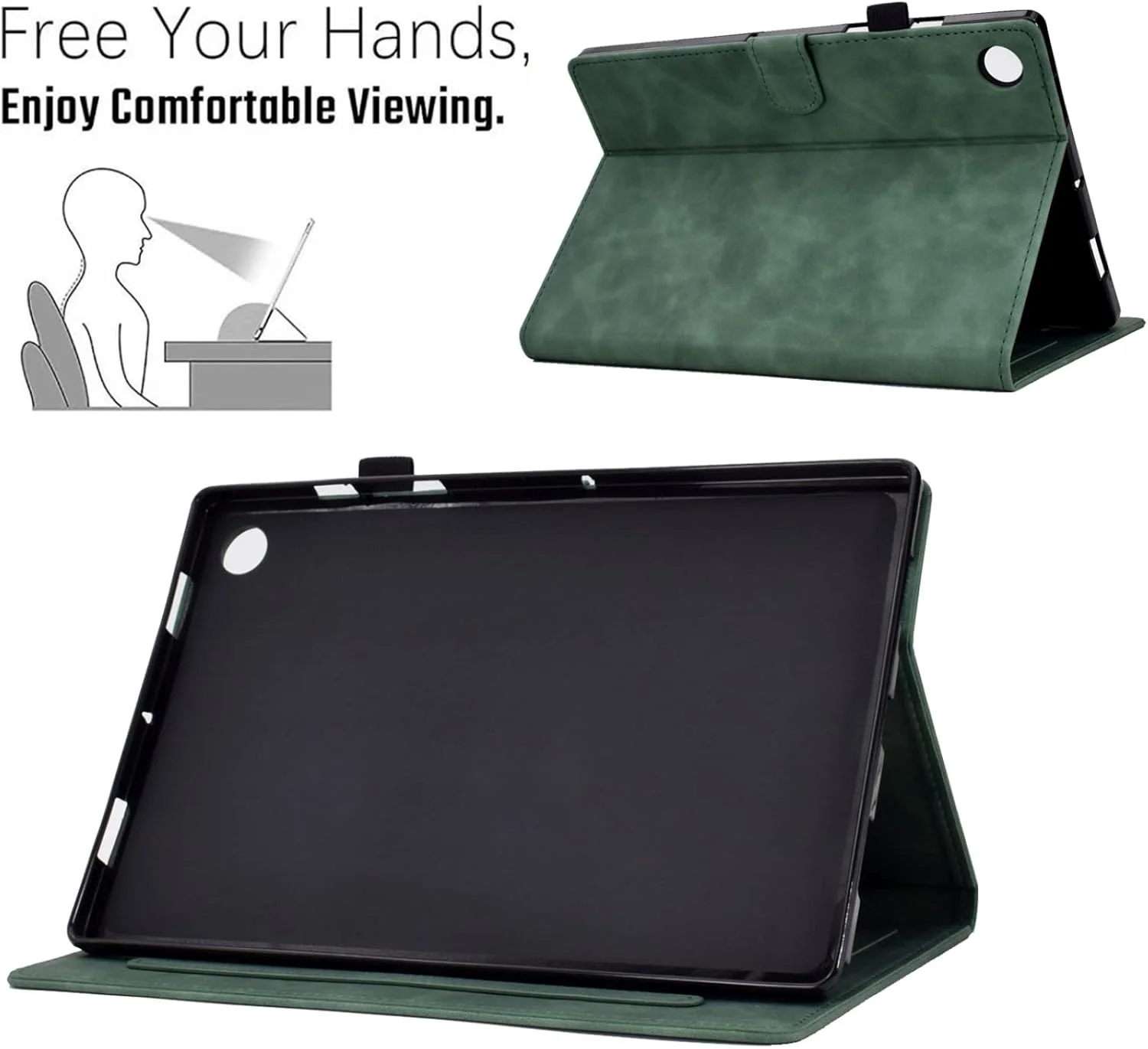 کاور چرمی تبلت طرح لبخند ZZjingli مناسب برای لنوو M10 پلاس (خاکی)(قرمز)(سبز) و غیره (رنگ: سبز) کاور چرمی تبلت طرح لبخند ZZjingli مناسب برای لنوو M10 پلاس (خاکی)(قرمز)(سبز) و غیره (رنگ: سبز)